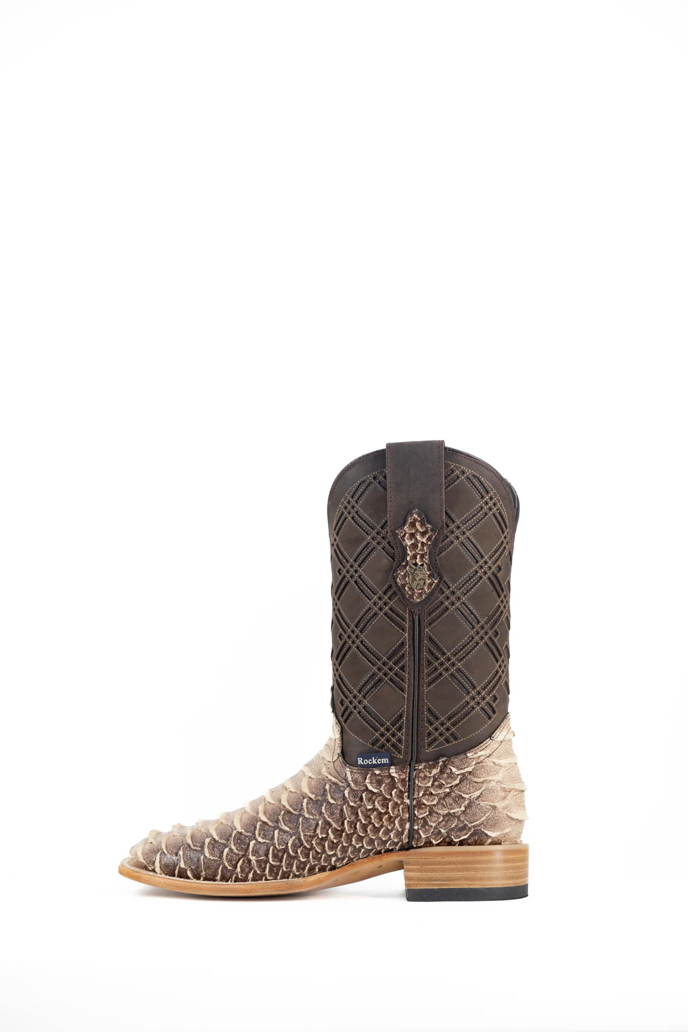 Bradley Python Square Toe Cowboy Boot - Image 8
