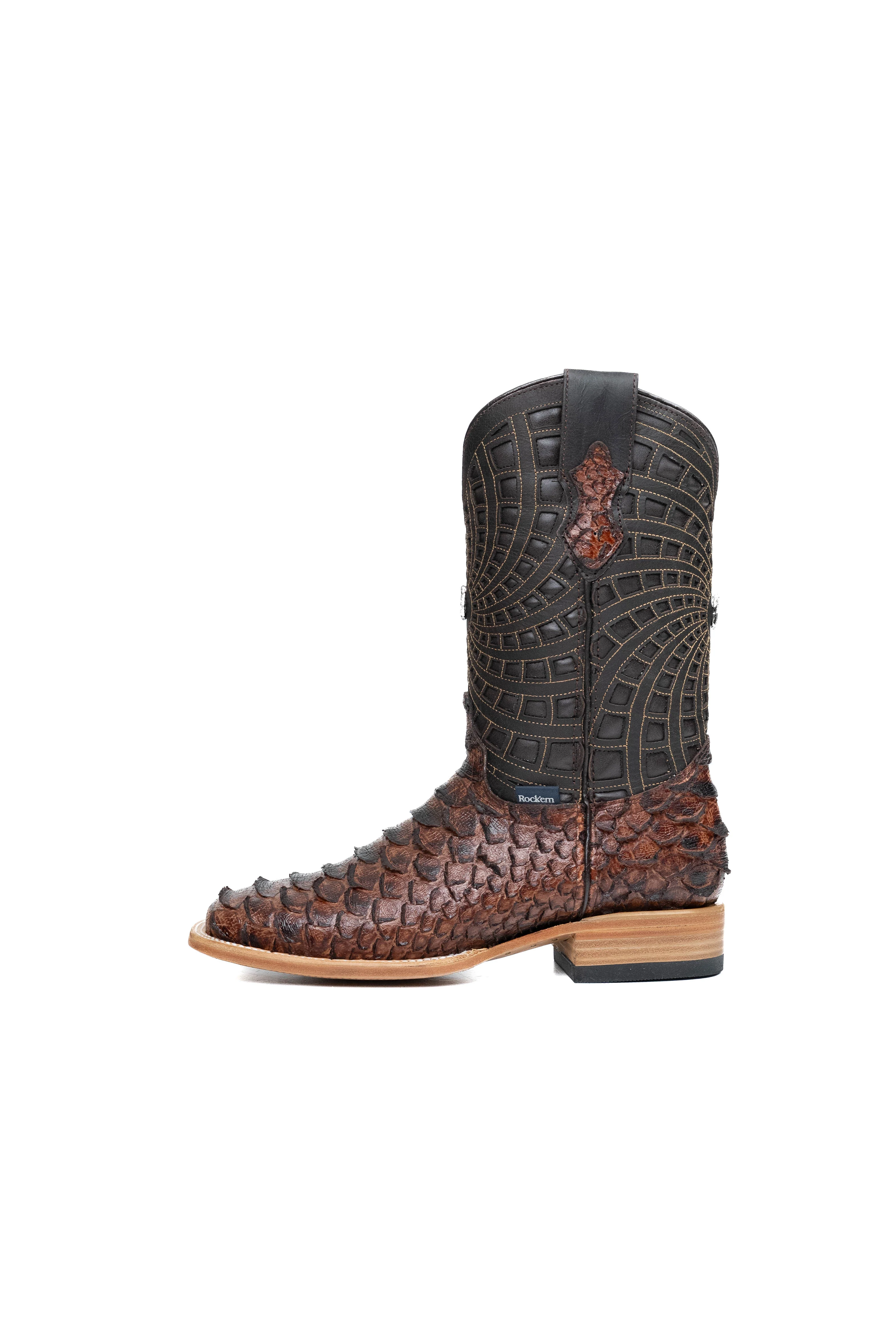 Brian Python Square Toe Cowboy Boot - Image 19