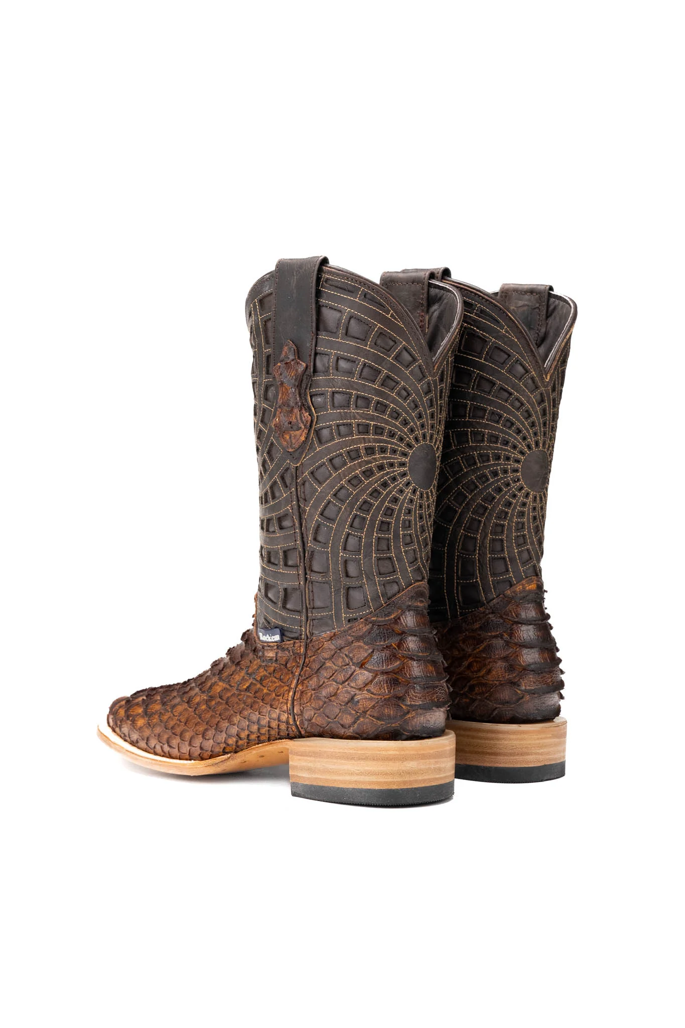 Brian Python Square Toe Cowboy Boot - Image 3