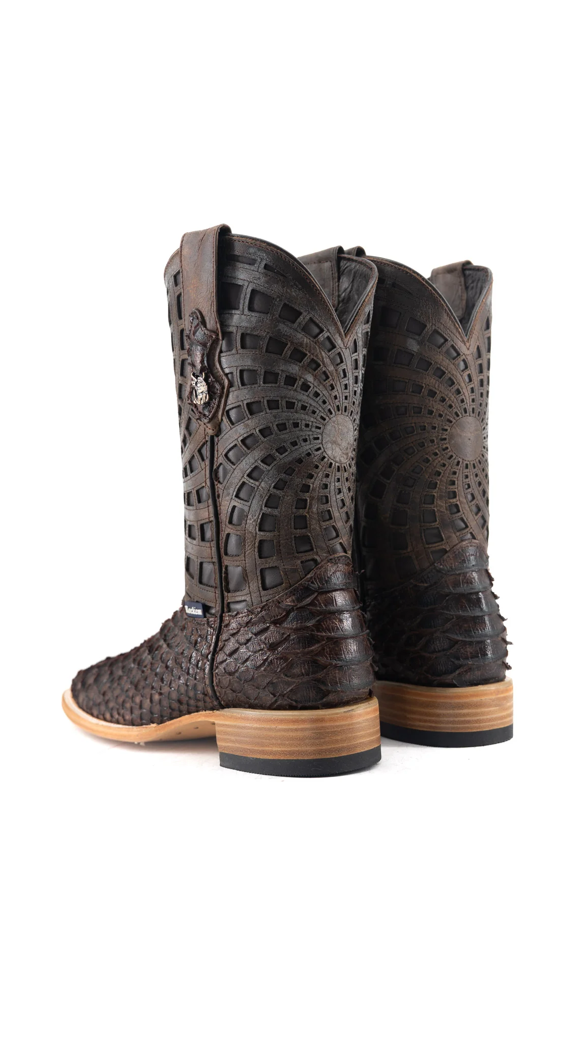 Brian Python Square Toe Cowboy Boot - Image 9
