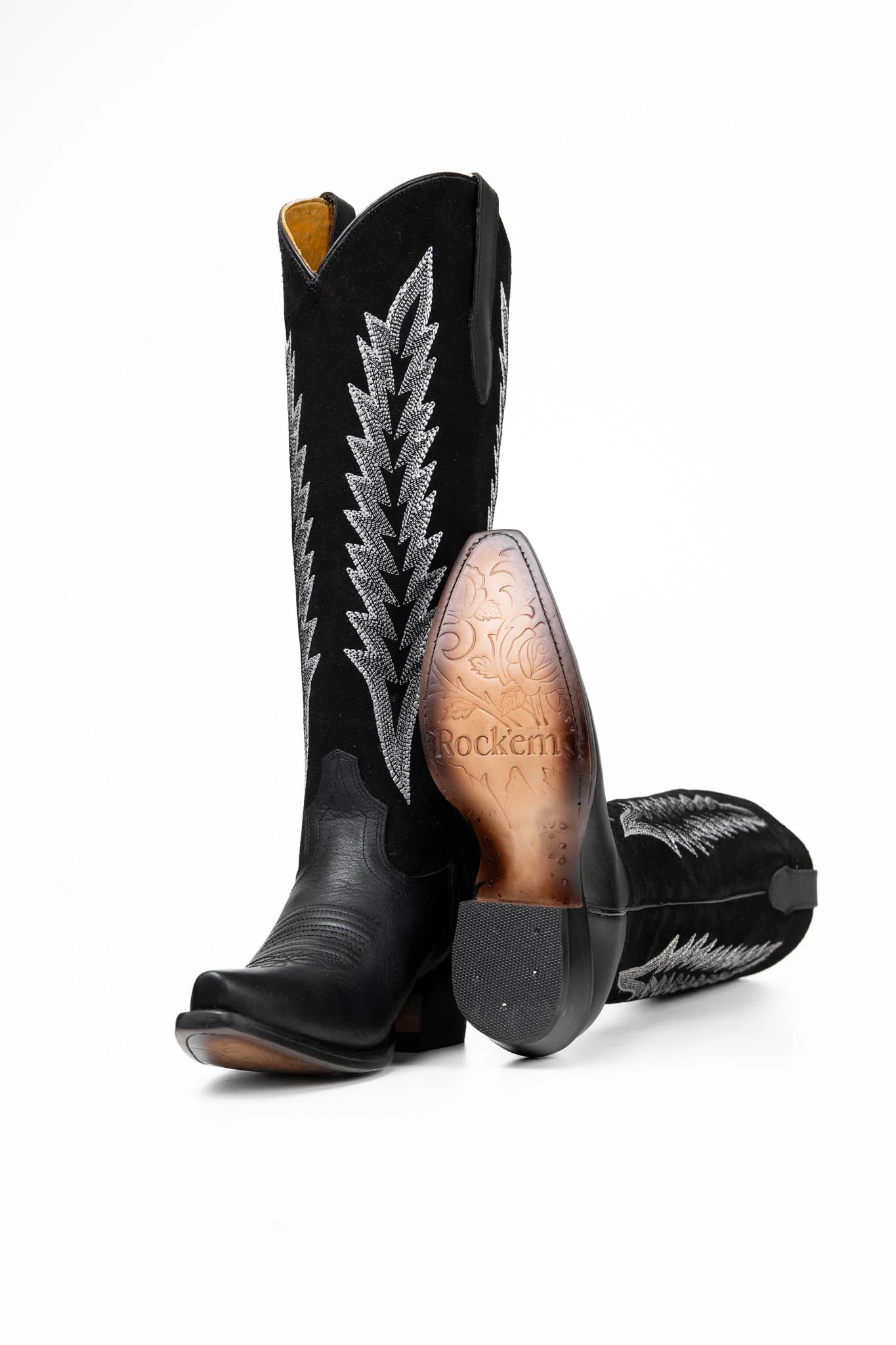 Brianna Tall Snip Toe Cowgirl Boot - Image 9