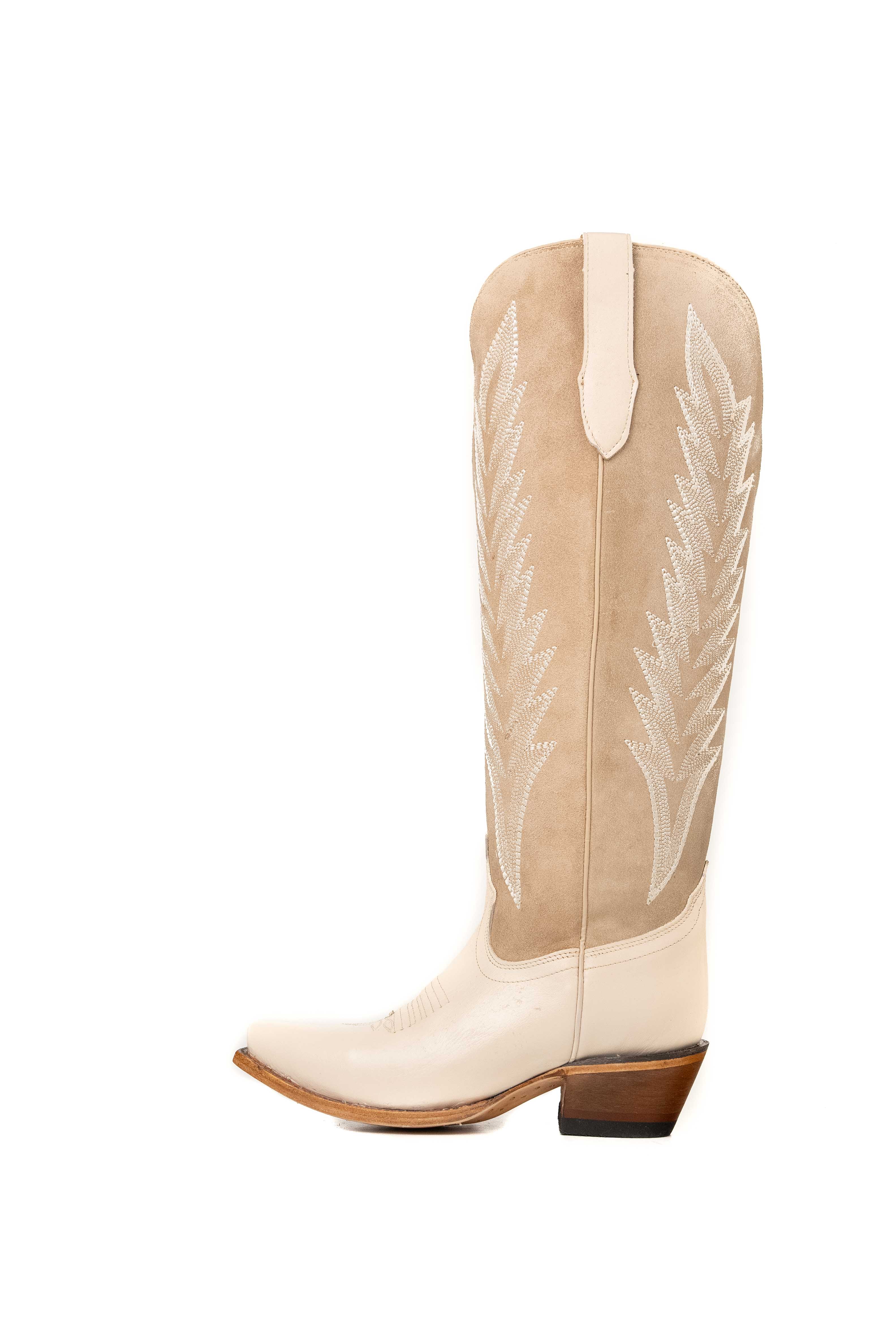 Brianna Tall Wide Calf Snip Toe Cowgirl Boot - Image 12