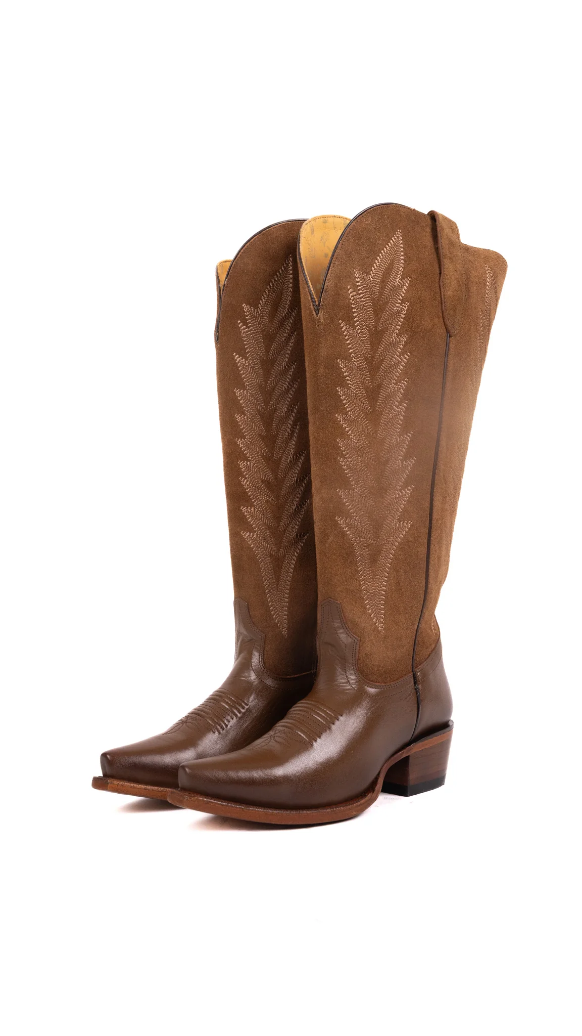 Brianna Tall Wide Calf Snip Toe Cowgirl Boot - Image 16