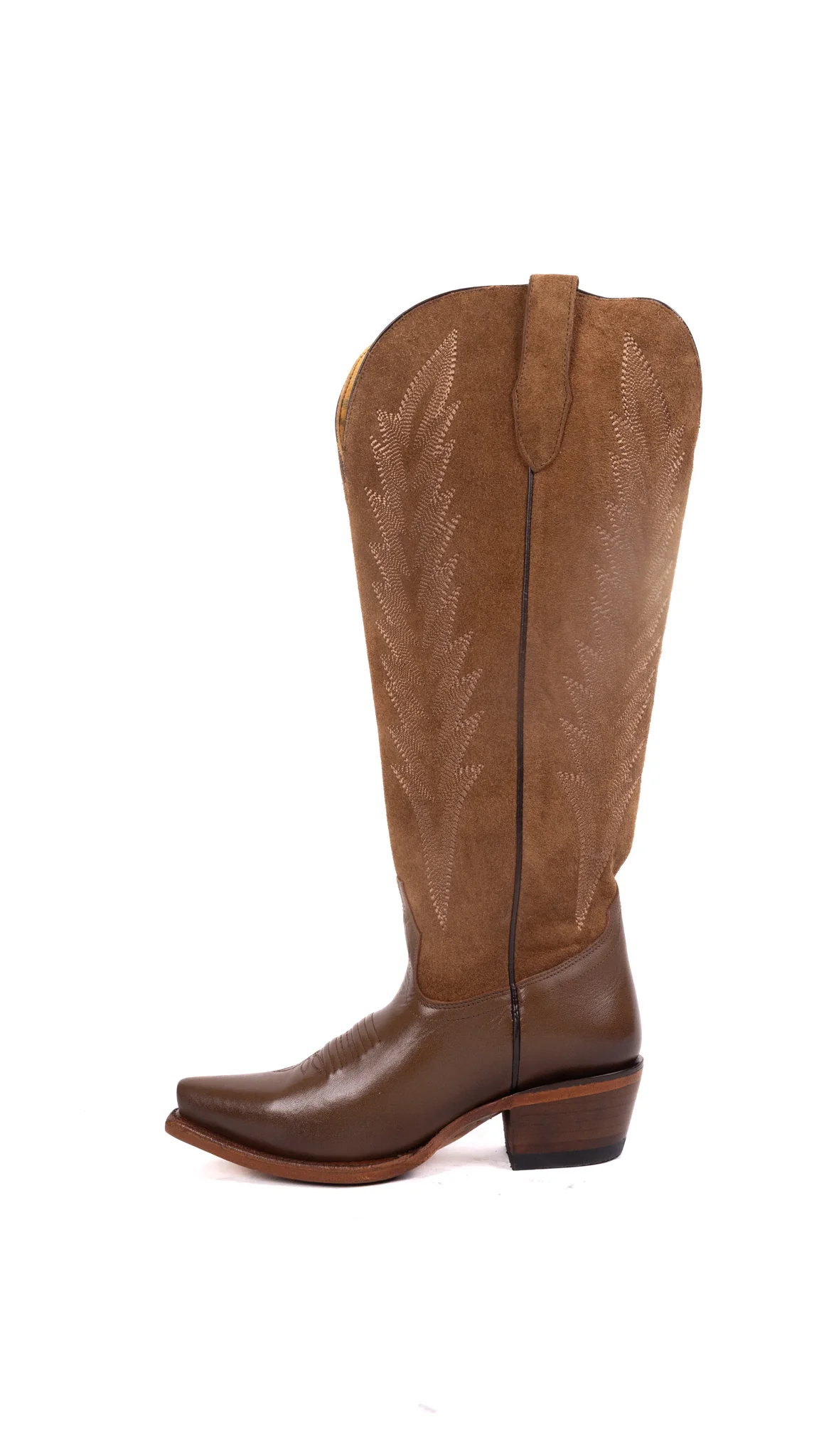 Brianna Tall Wide Calf Snip Toe Cowgirl Boot - Image 18