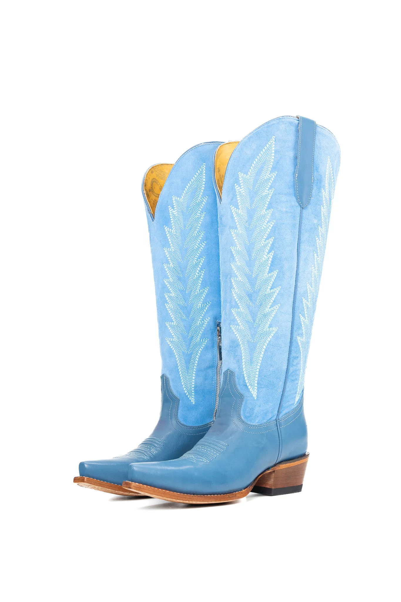 Brianna Tall Wide Calf Snip Toe Cowgirl Boot - Image 6