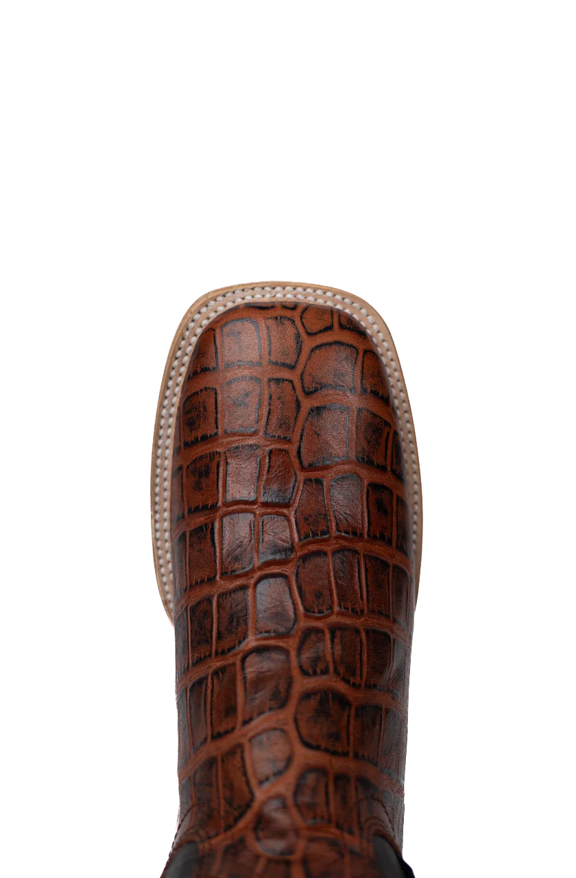 Bruce Alligator Square Toe Cowboy Boot - Image 10