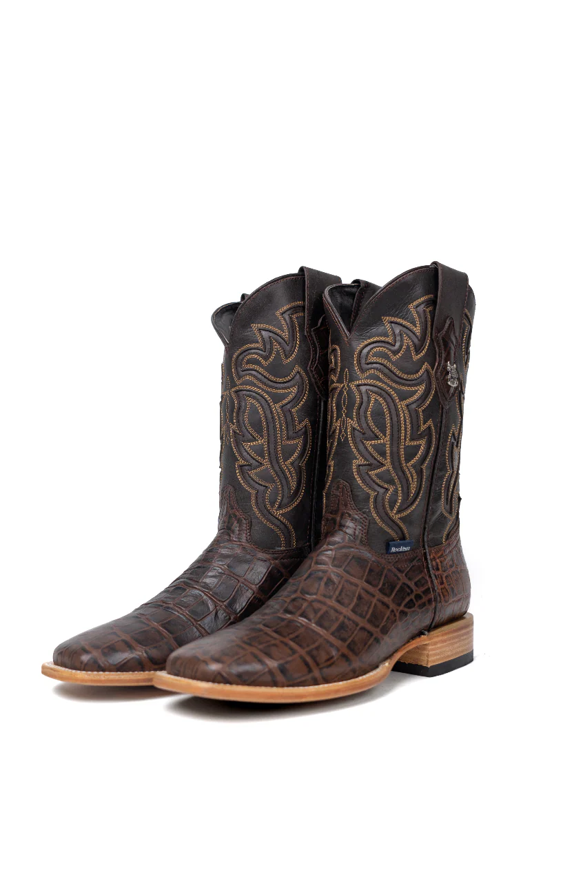 Bruce Alligator Square Toe Cowboy Boot - Image 11