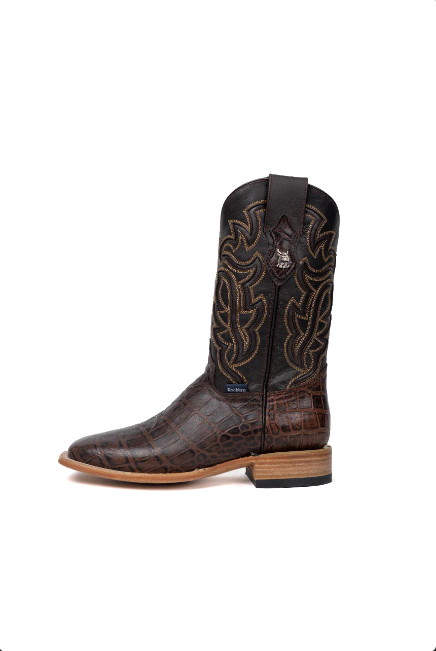 Bruce Alligator Square Toe Cowboy Boot - Image 12