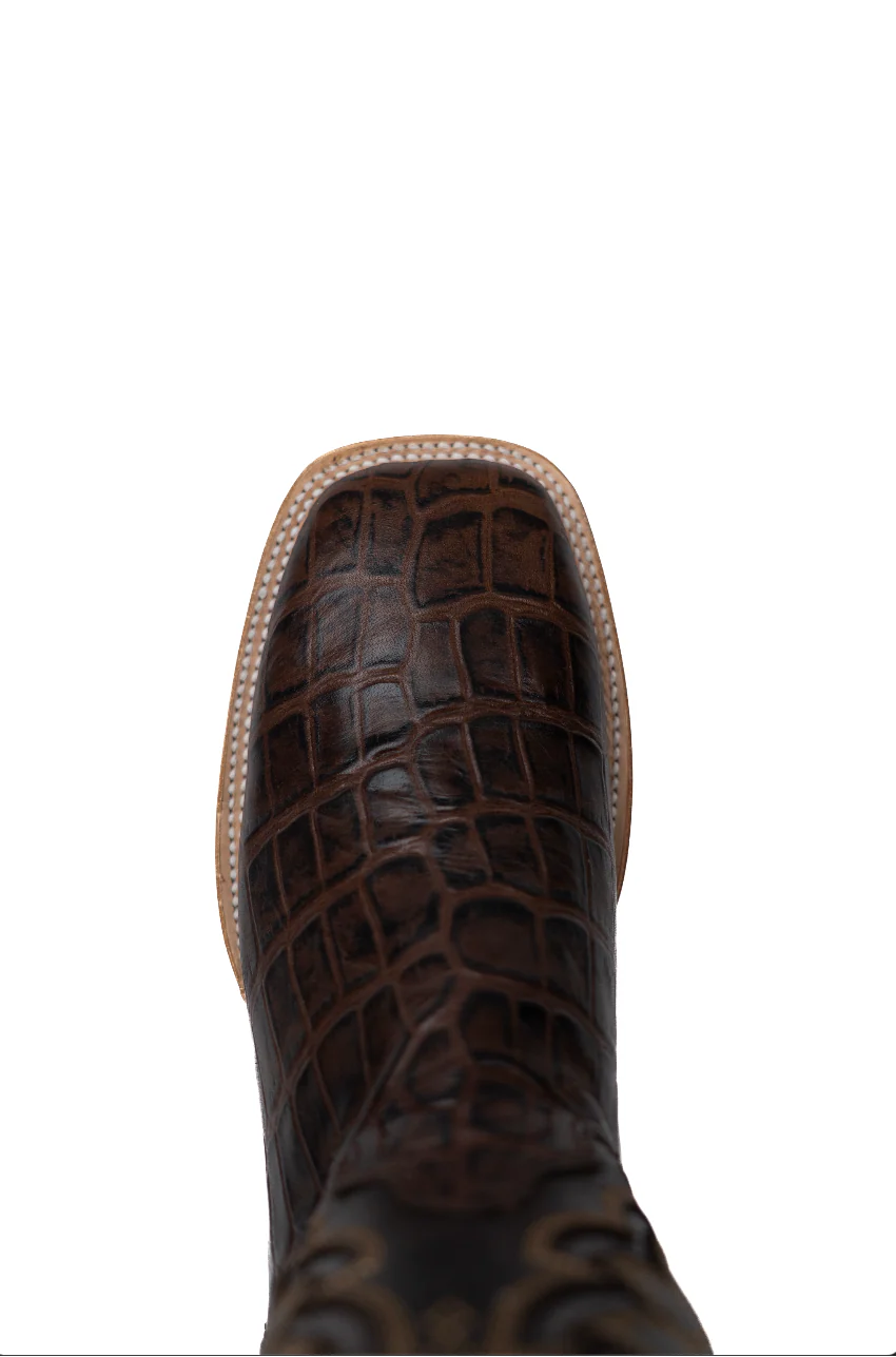 Bruce Alligator Square Toe Cowboy Boot - Image 15