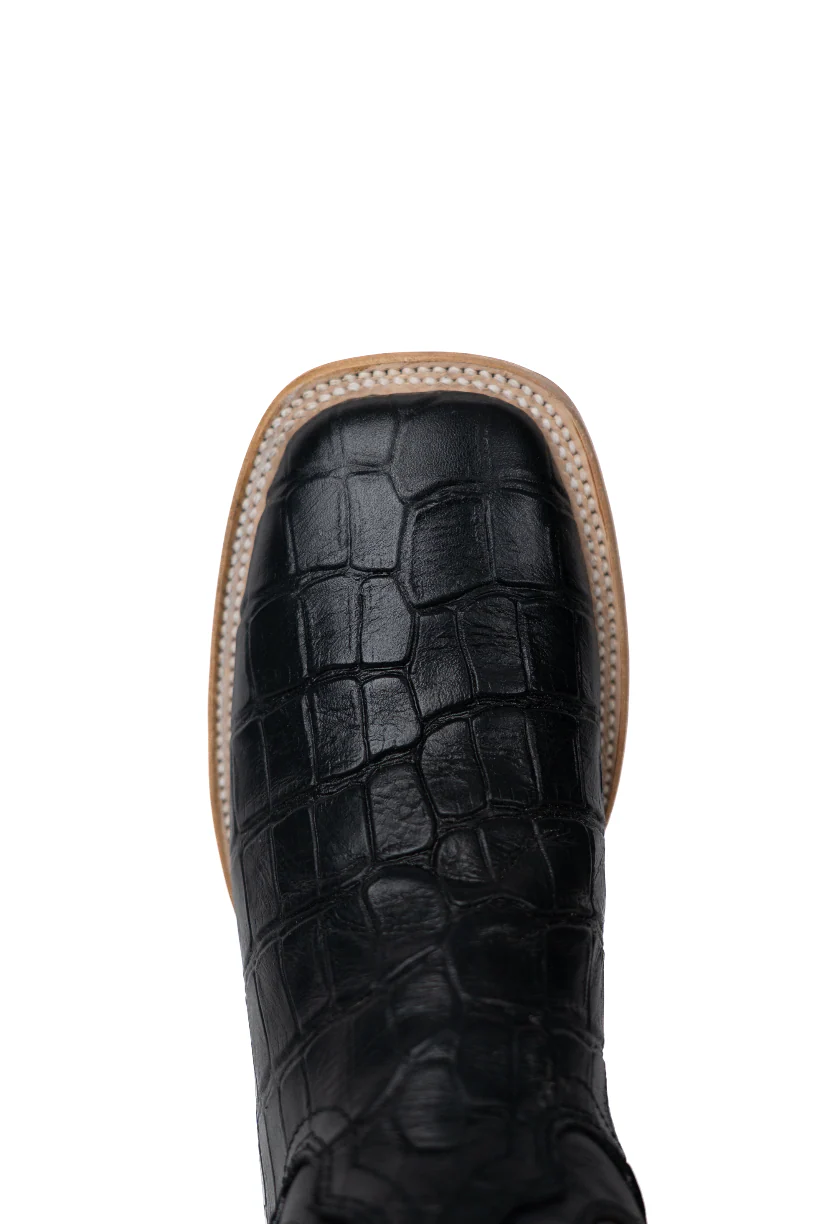 Bruce Alligator Square Toe Cowboy Boot - Image 5