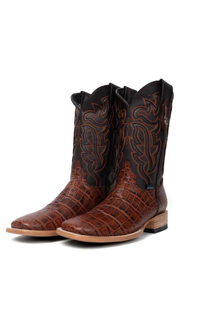 Bruce Alligator Square Toe Cowboy Boot - Image 6
