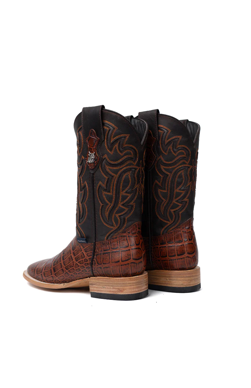 Bruce Alligator Square Toe Cowboy Boot - Image 8