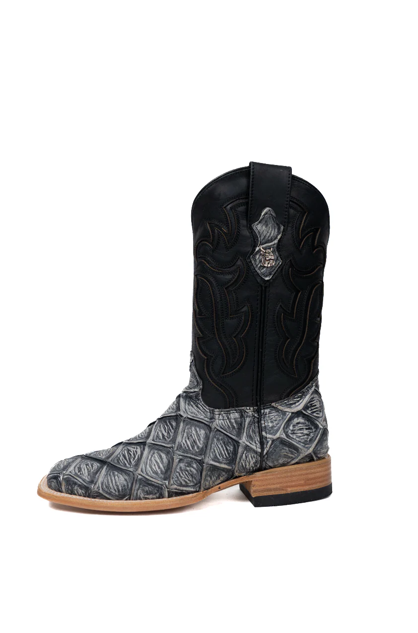 Bruce Big Bass Pirarucu Square Toe Cowboy Boot - Image 13