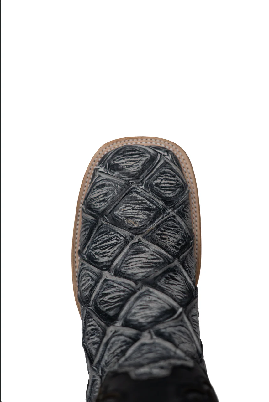 Bruce Big Bass Pirarucu Square Toe Cowboy Boot - Image 16