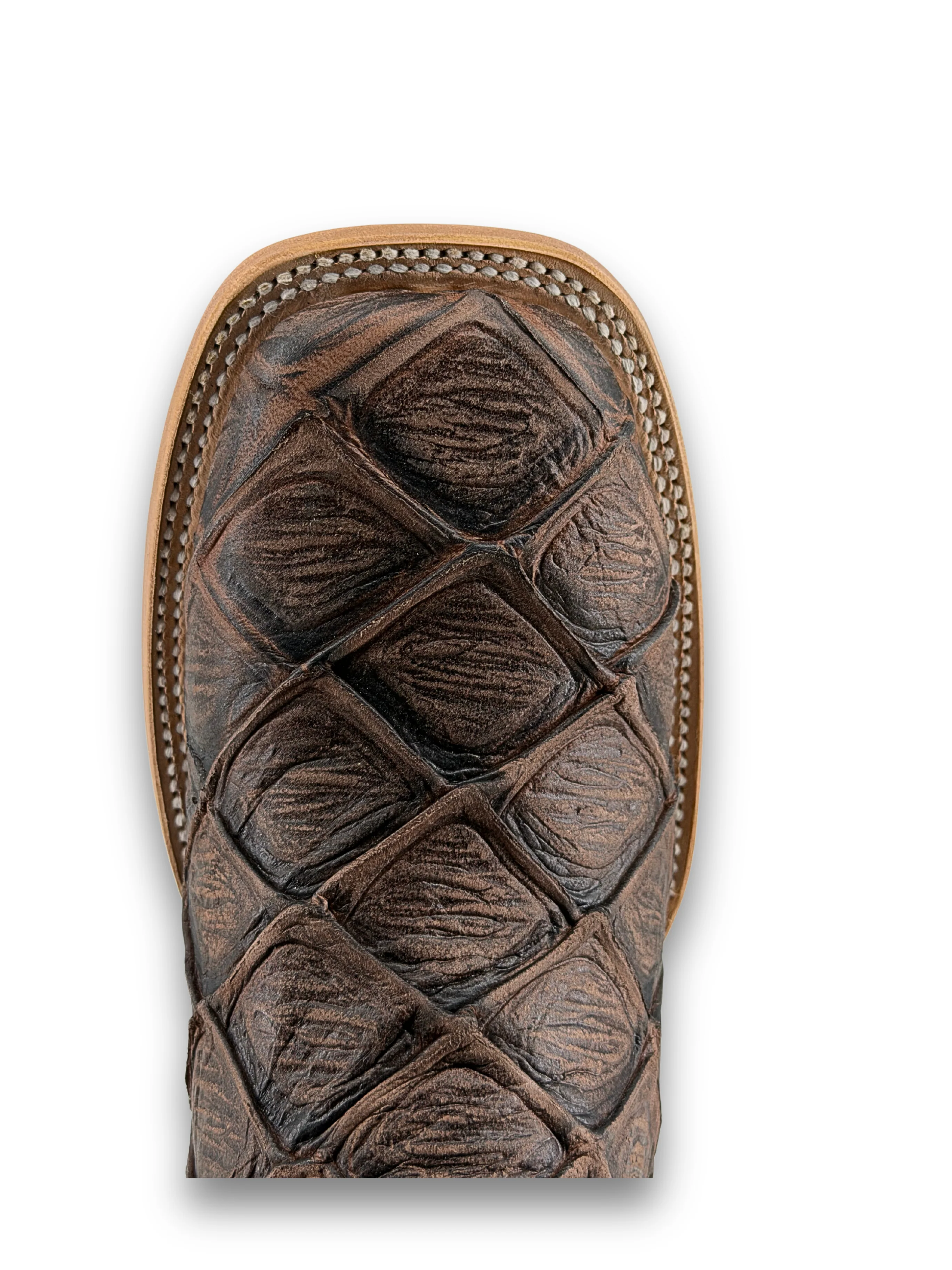 Bruce Big Bass Pirarucu Square Toe Cowboy Boot - Image 20