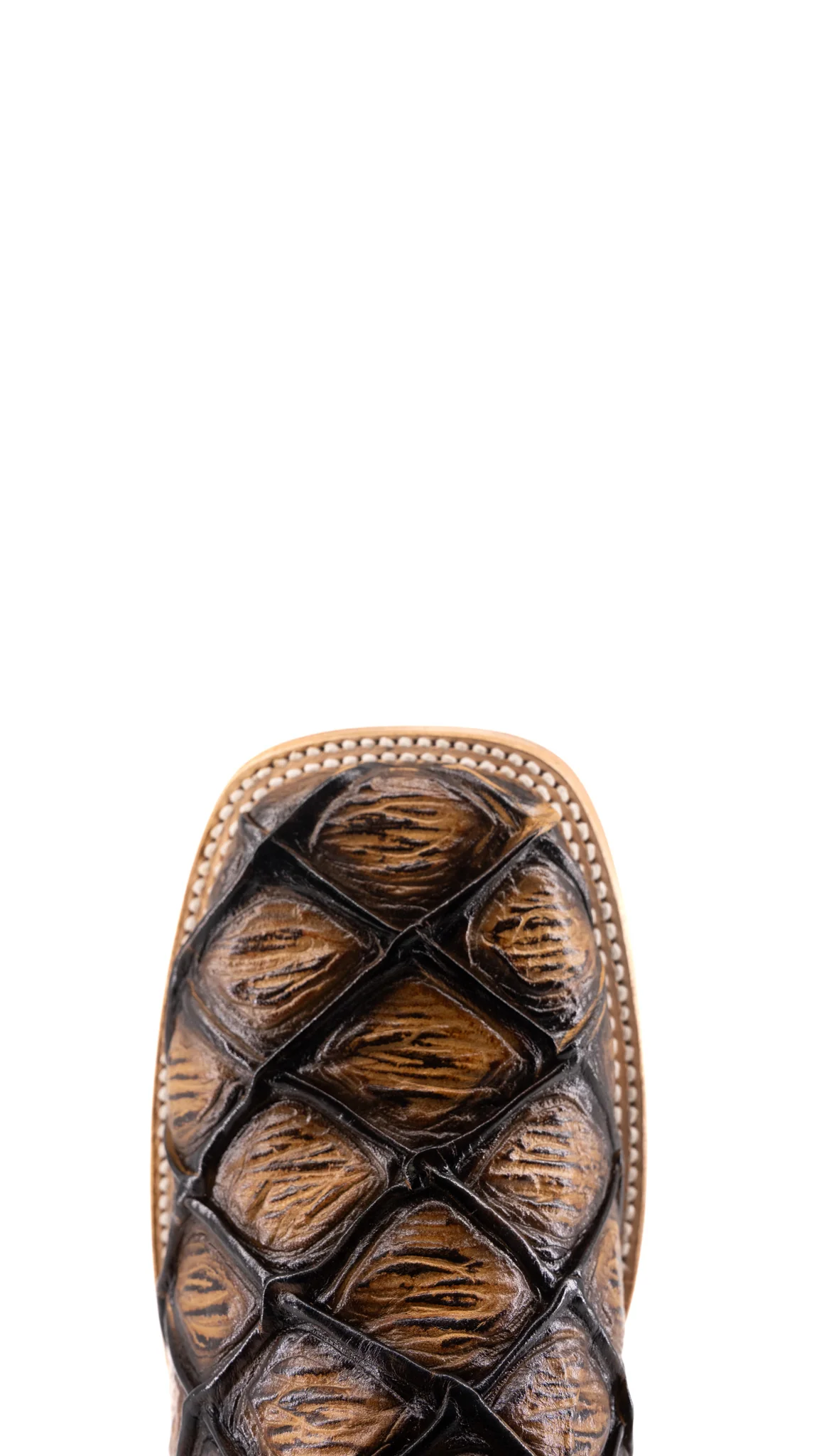 Bruce Big Bass Pirarucu Square Toe Cowboy Boot - Image 25