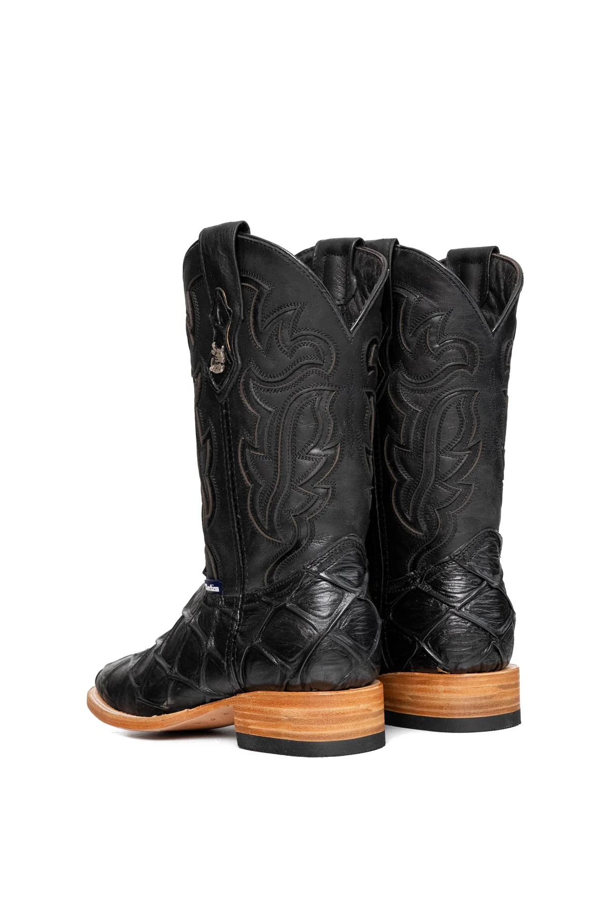 Bruce Big Bass Pirarucu Square Toe Cowboy Boot - Image 3