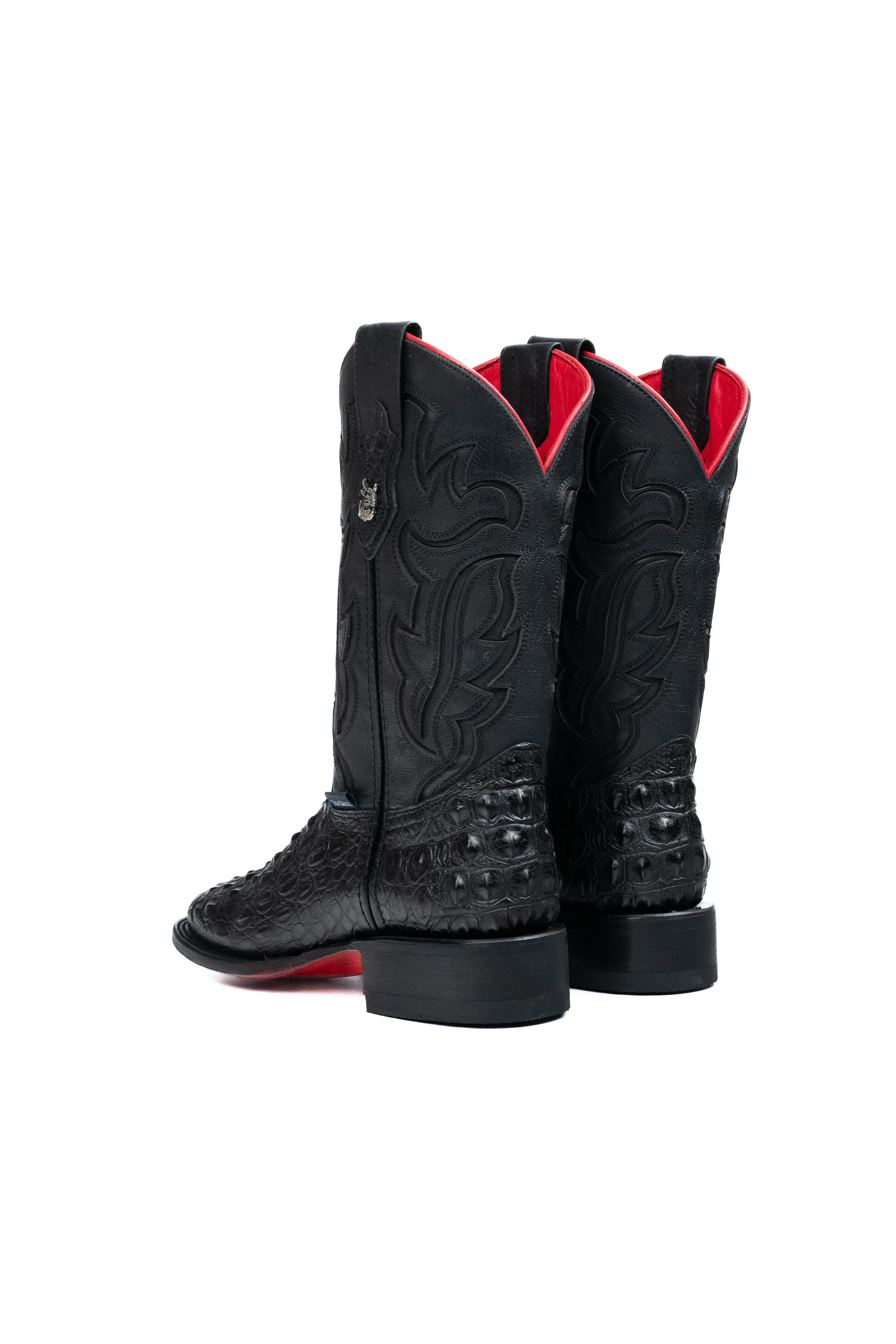 Bruce Hornback Red Bottom Square Toe Cowboy Boot - Image 3