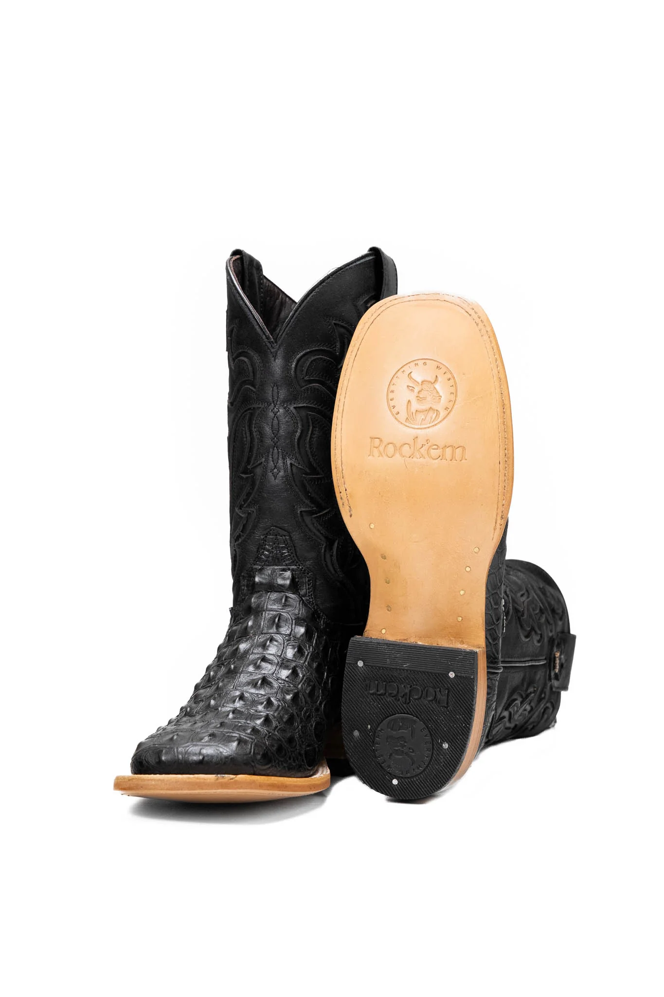 Bruce Hornback Square Toe Cowboy Boot - Image 11
