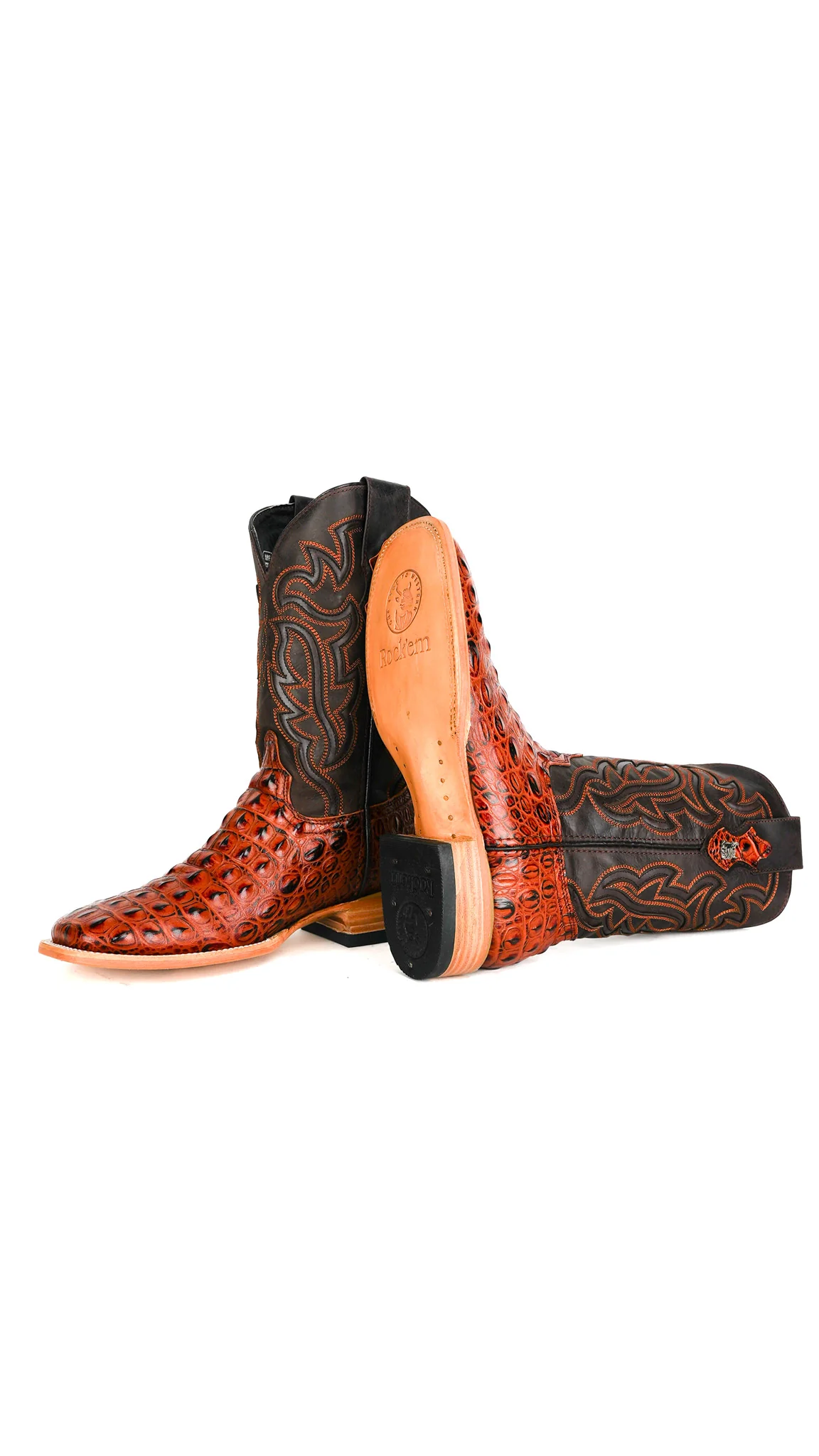 Bruce Hornback Square Toe Cowboy Boot - Image 22