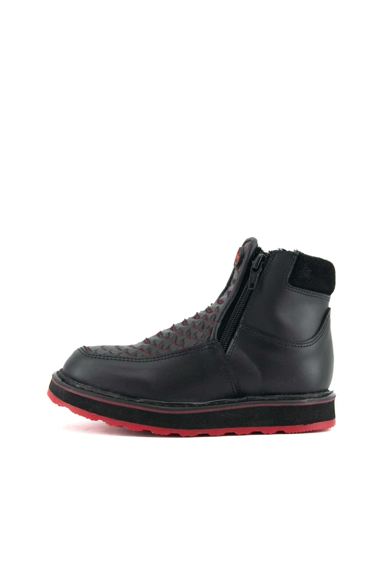 Bruce Kids Python Red Bottom Botines Artesanales - Image 3