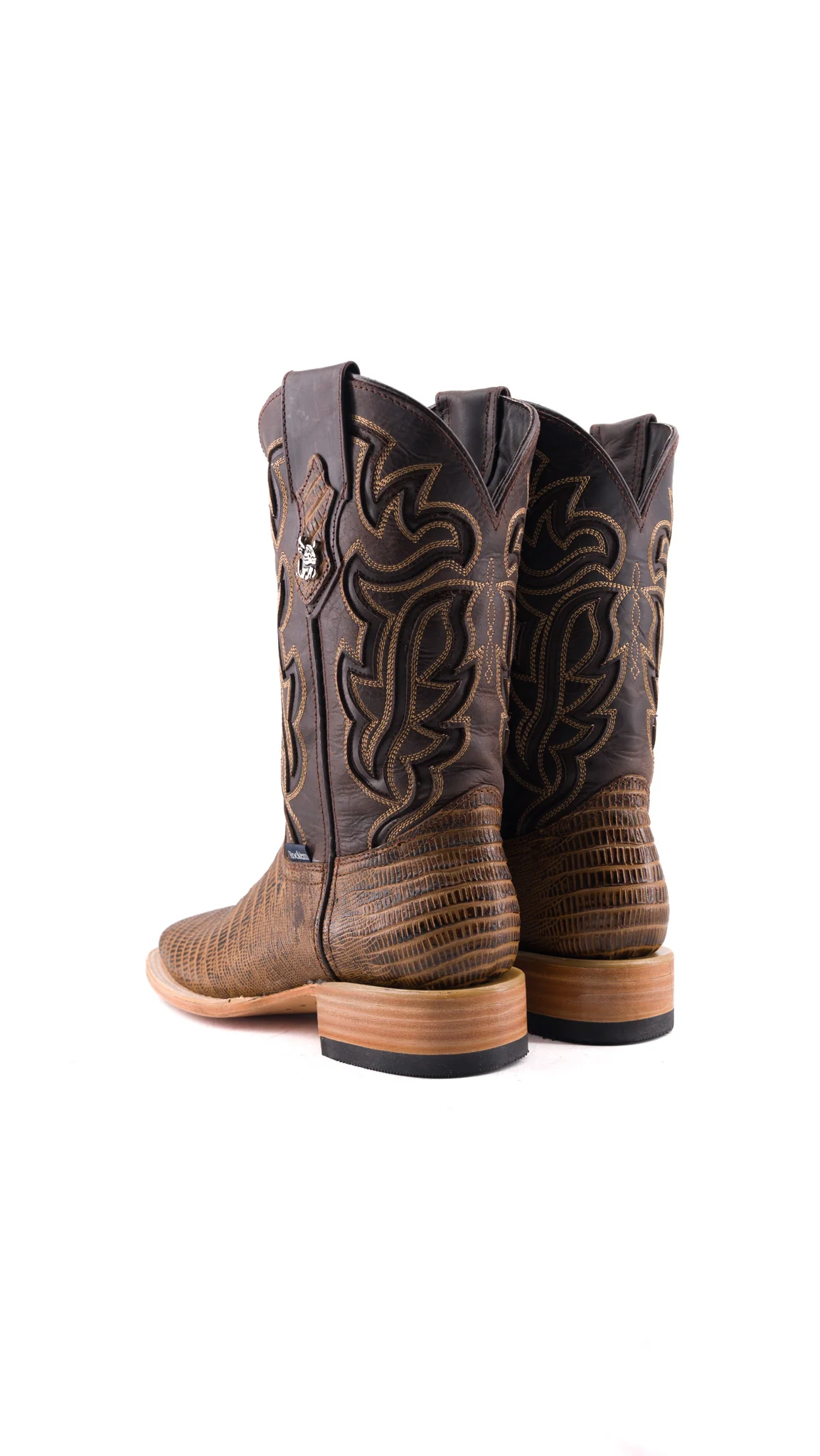 Bruce Lizard Square Toe Cowboy Boot - Image 14
