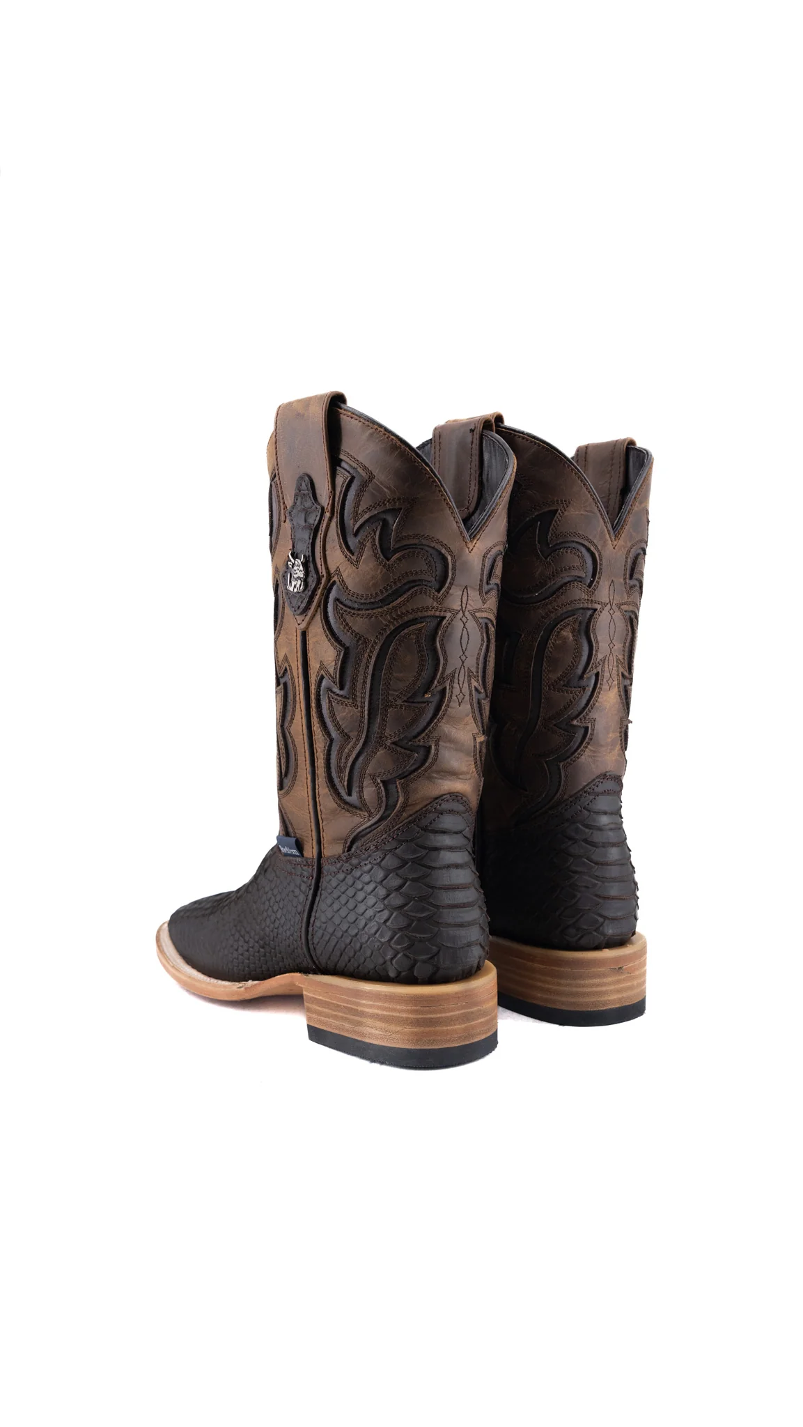 Bruce Matte Python Square Toe Cowboy Boot - Image 13