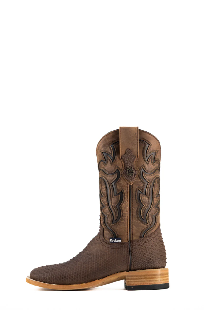 Bruce Matte Python Square Toe Cowboy Boot - Image 2