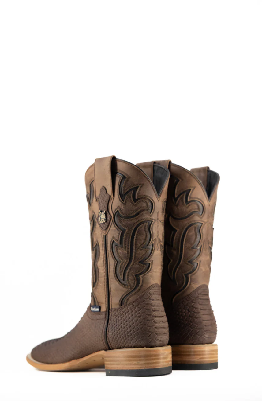 Bruce Matte Python Square Toe Cowboy Boot - Image 3