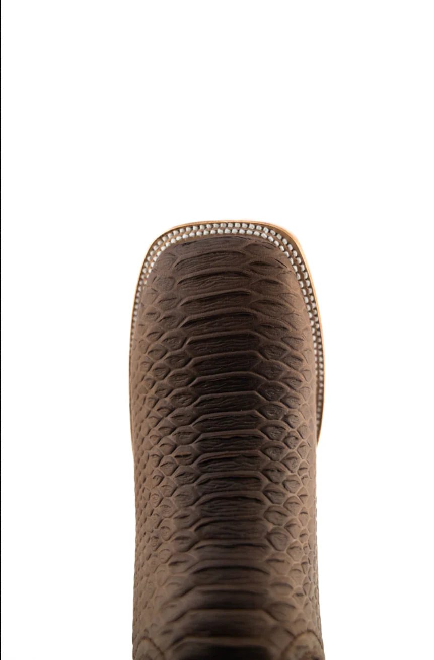 Bruce Matte Python Square Toe Cowboy Boot - Image 5