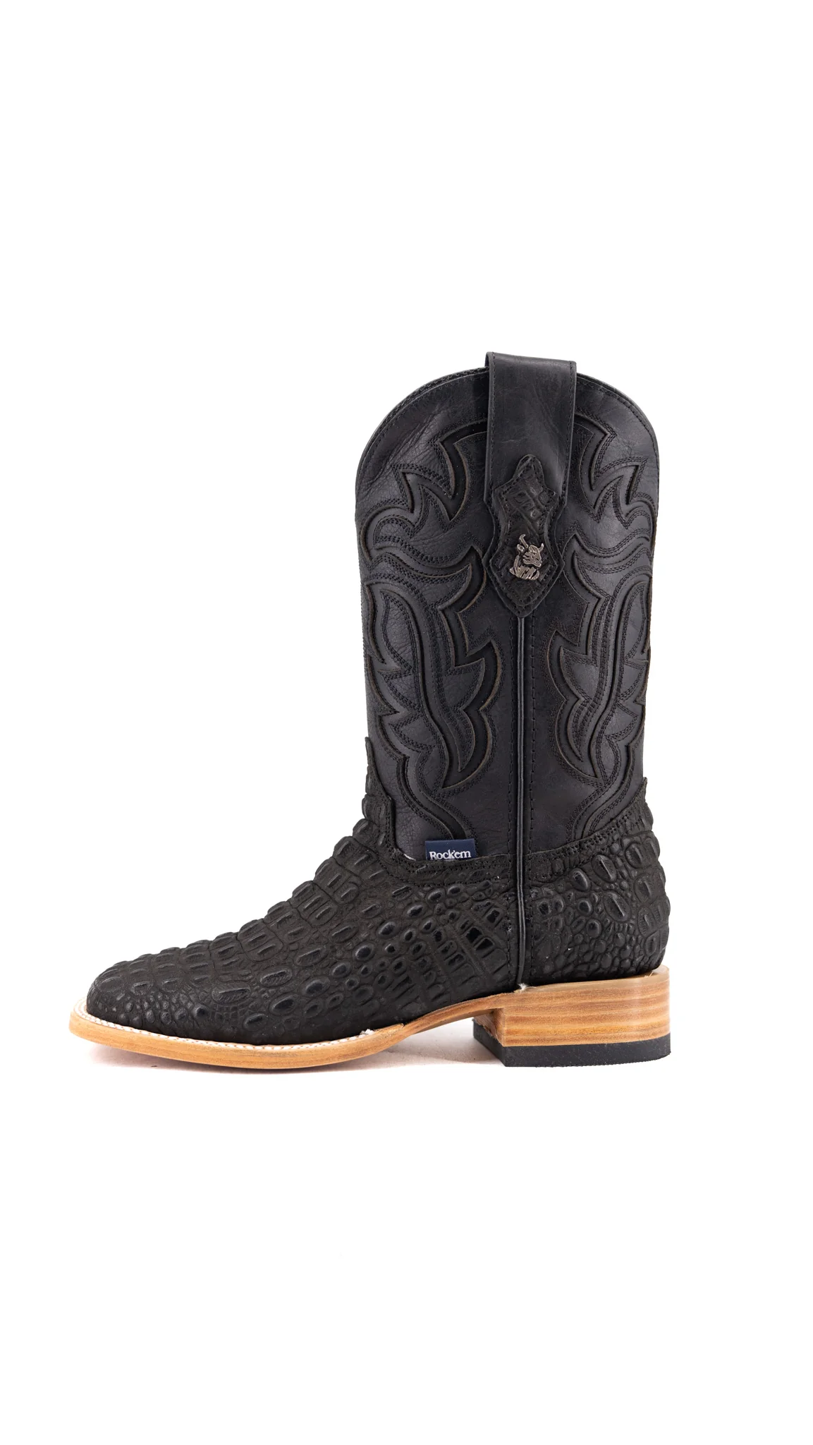 Bruce Mini Hornback Square Toe Cowboy Boot - Image 2