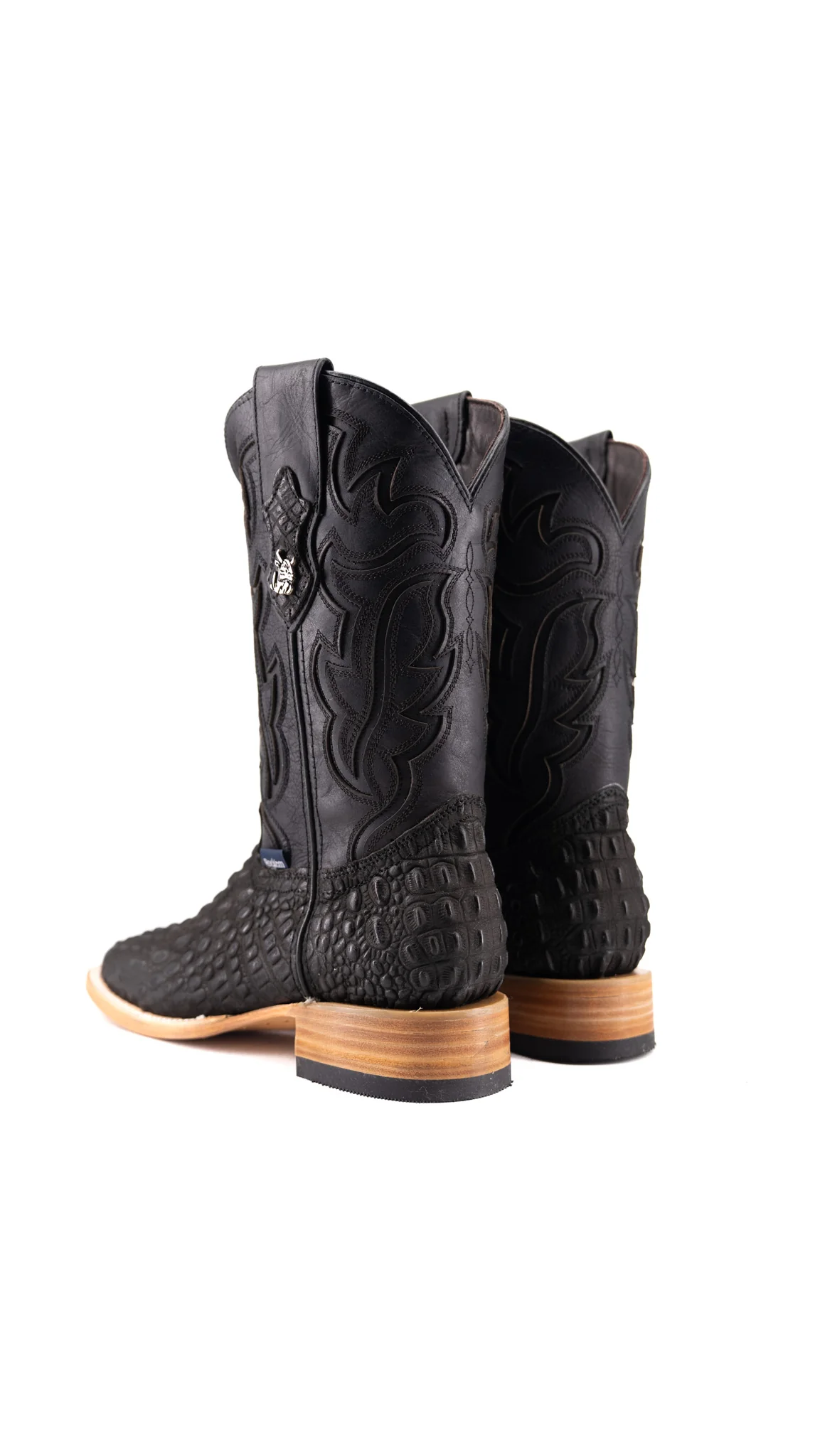 Bruce Mini Hornback Square Toe Cowboy Boot - Image 3