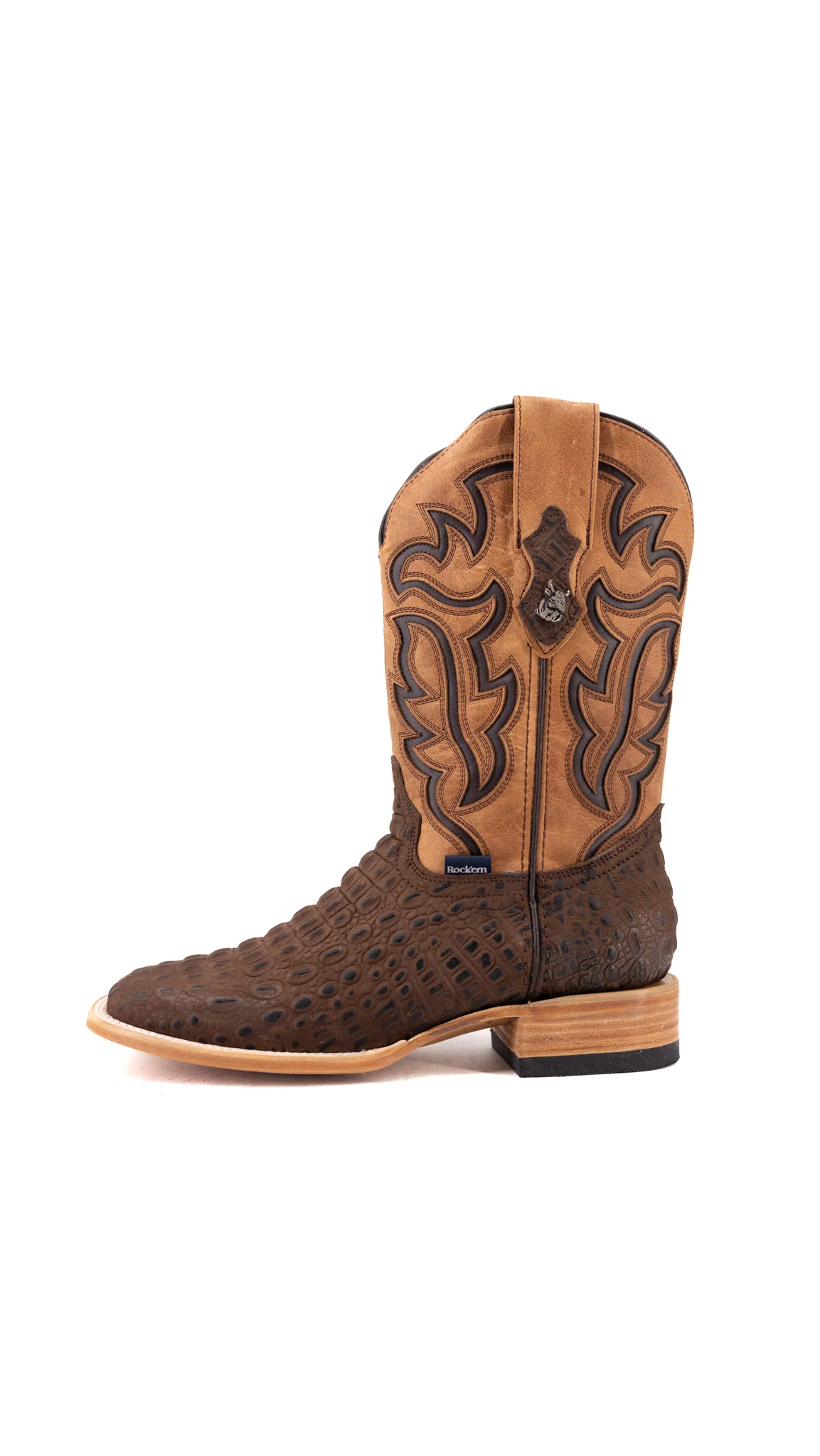 Bruce Mini Hornback Square Toe Cowboy Boot - Image 7