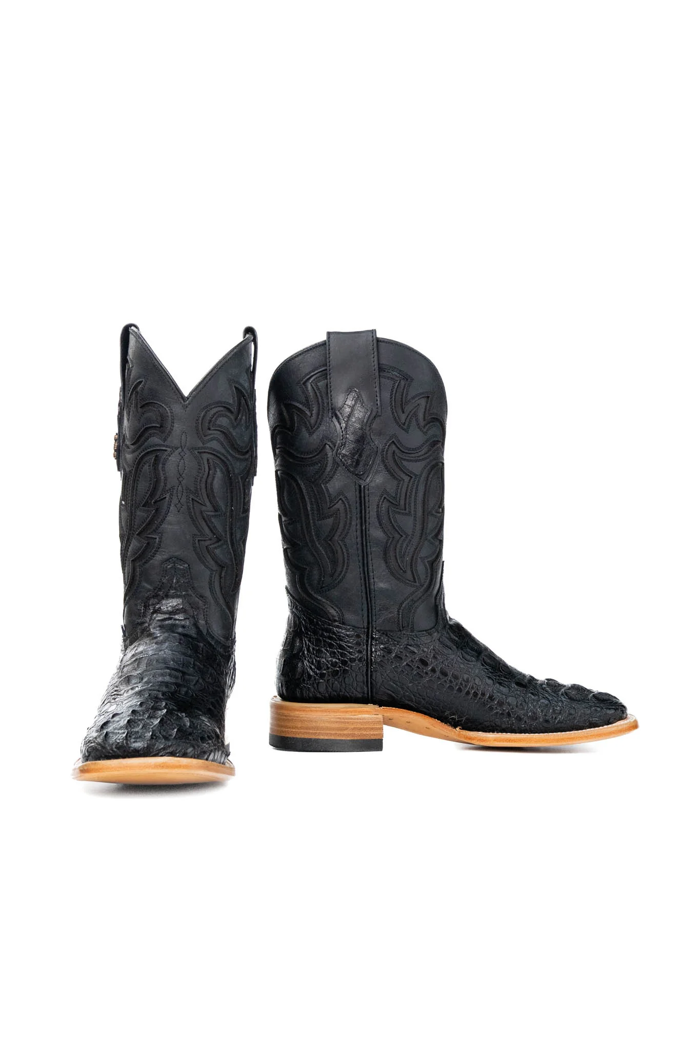 Bruce Caiman Hornback Square Toe Cowboy Boot - Image 10