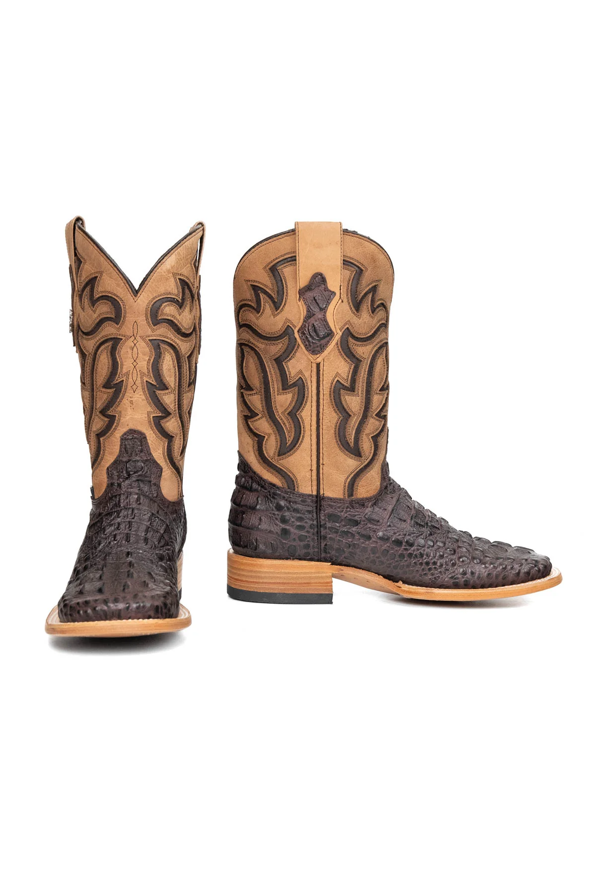 Bruce Caiman Hornback Square Toe Cowboy Boot - Image 16