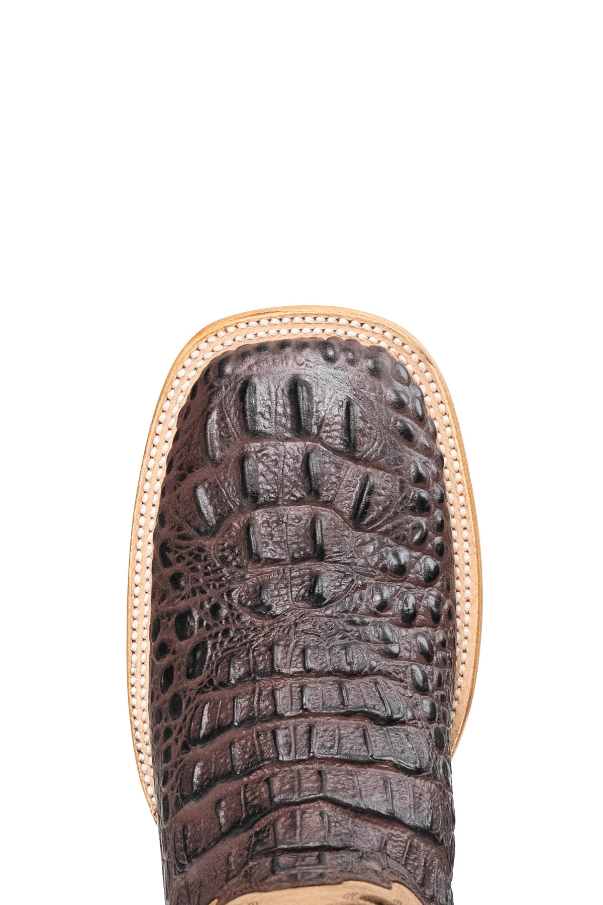 Bruce Caiman Hornback Square Toe Cowboy Boot - Image 18