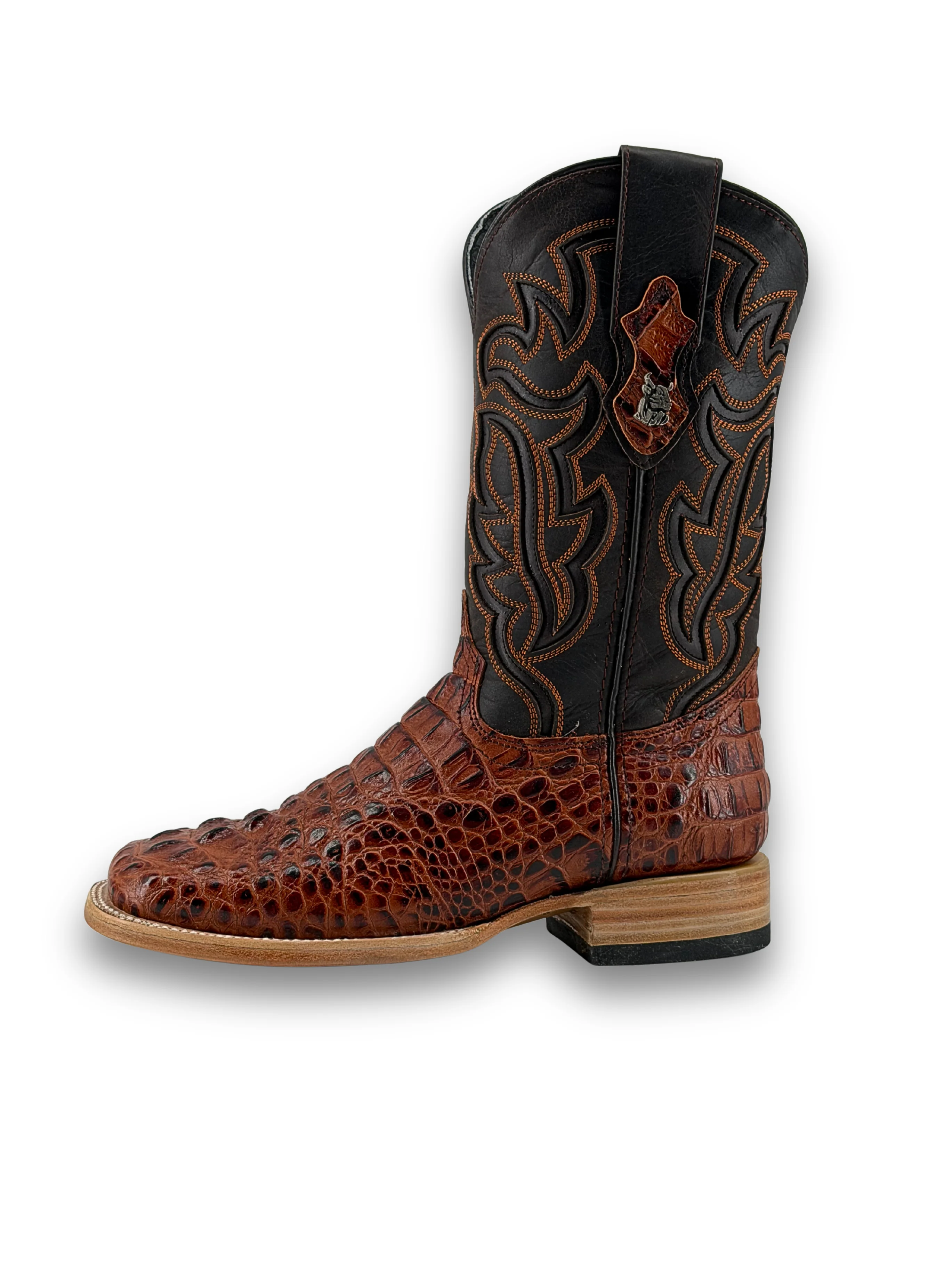 Bruce Caiman Hornback Square Toe Cowboy Boot - Image 25
