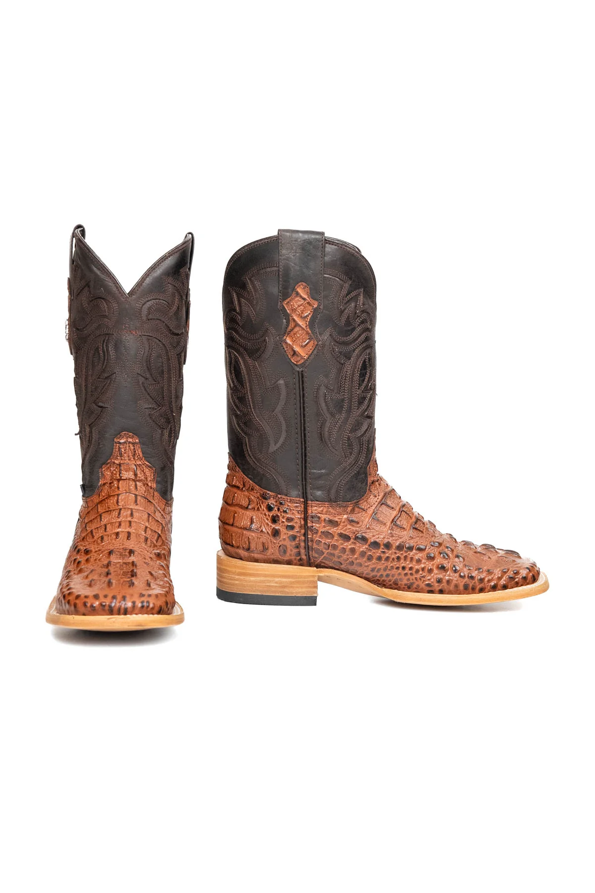 Bruce Caiman Hornback Square Toe Cowboy Boot - Image 4