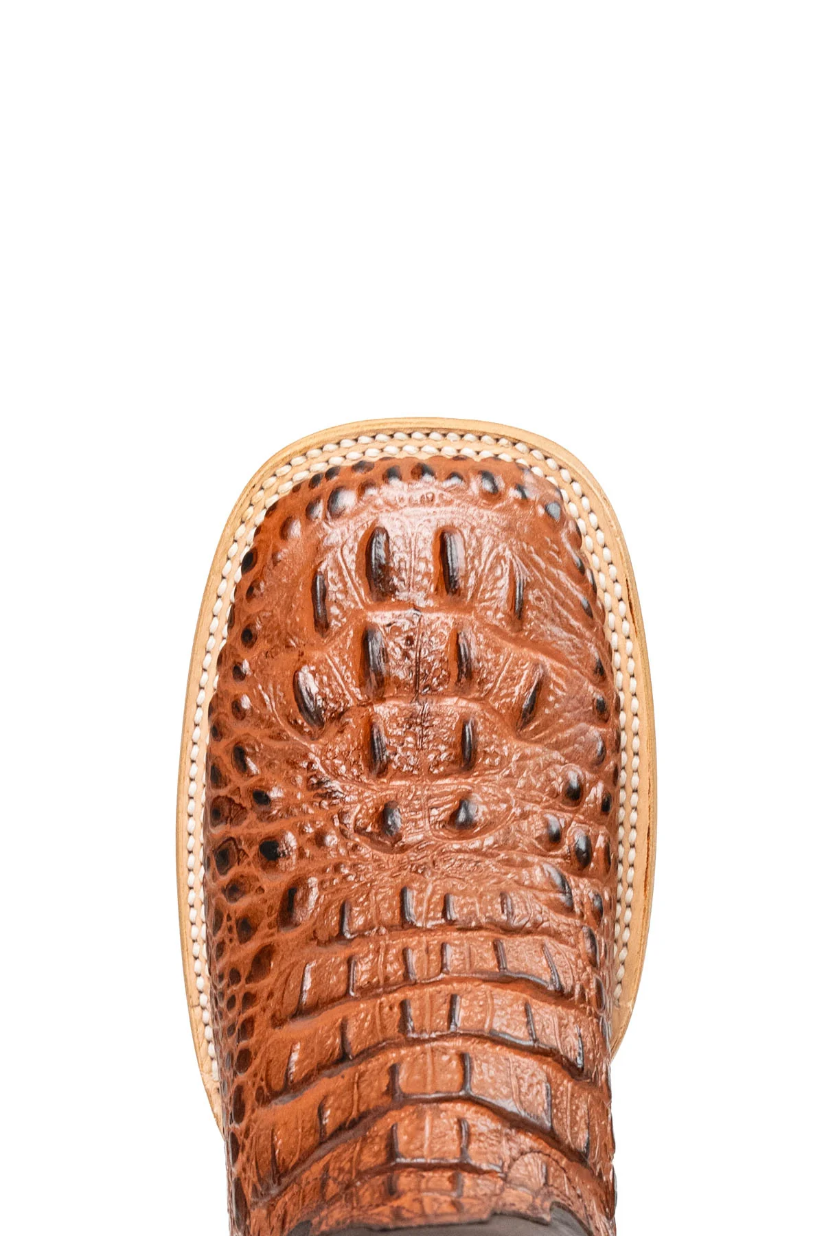 Bruce Caiman Hornback Square Toe Cowboy Boot - Image 6