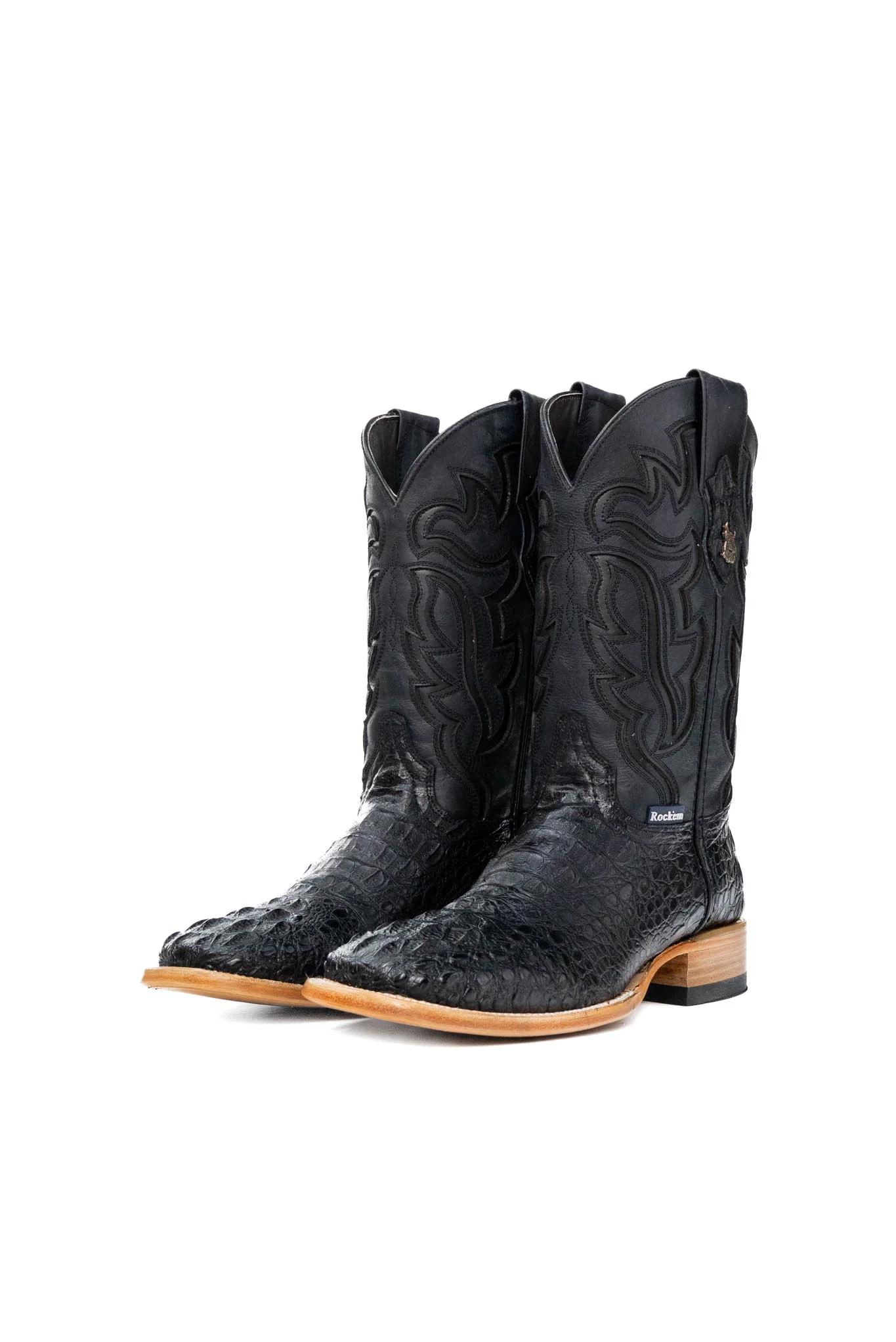 Bruce Caiman Hornback Square Toe Cowboy Boot - Image 7