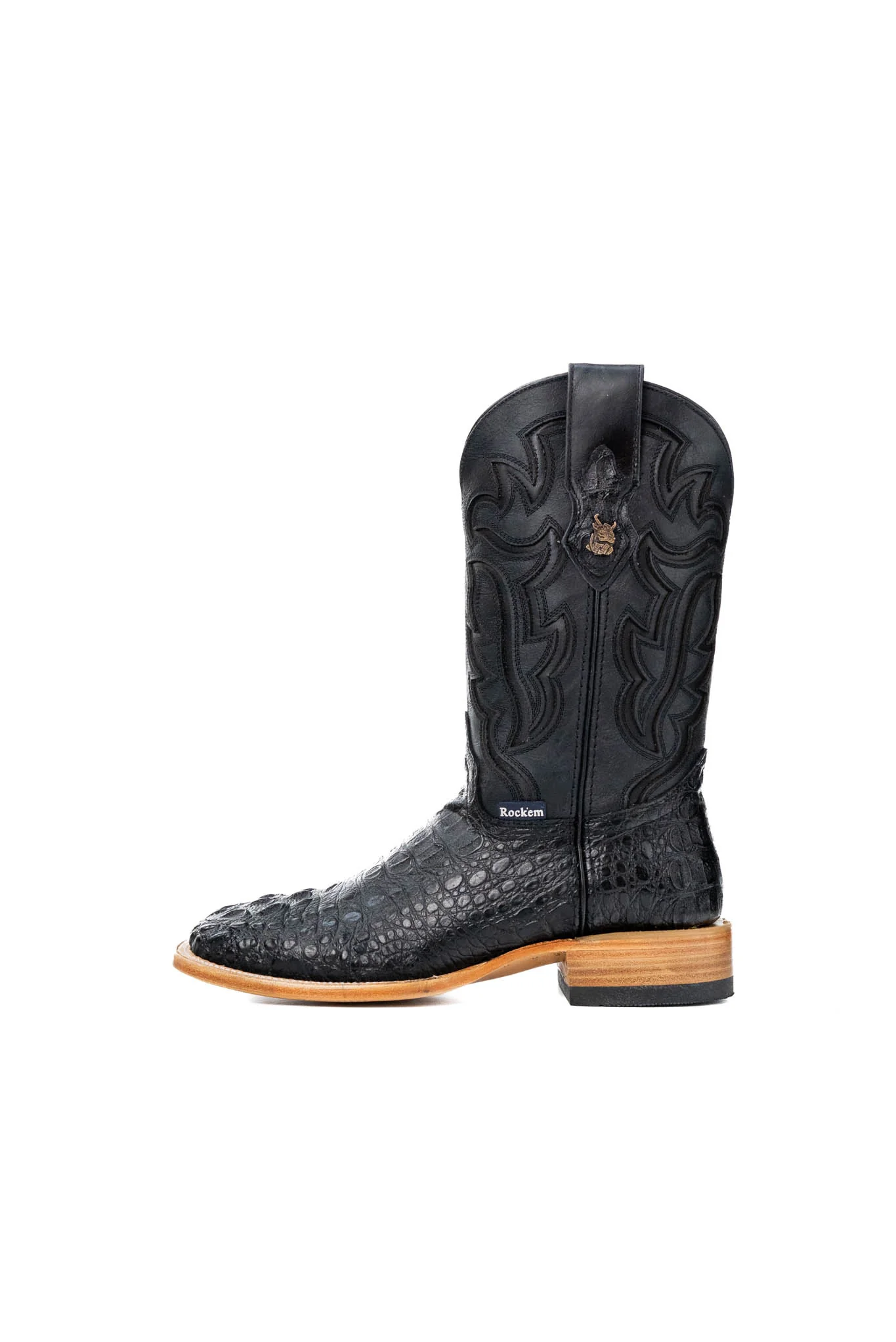 Bruce Caiman Hornback Square Toe Cowboy Boot - Image 8