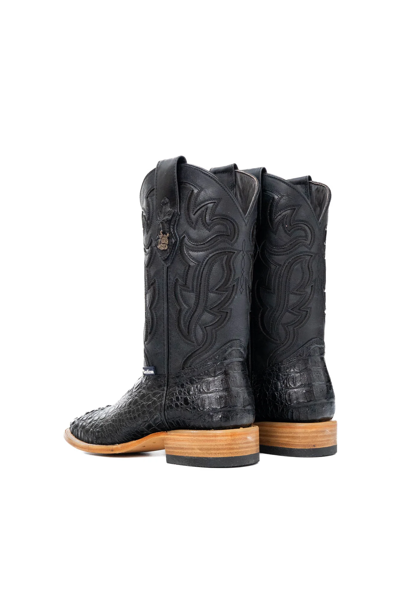 Bruce Caiman Hornback Square Toe Cowboy Boot - Image 9