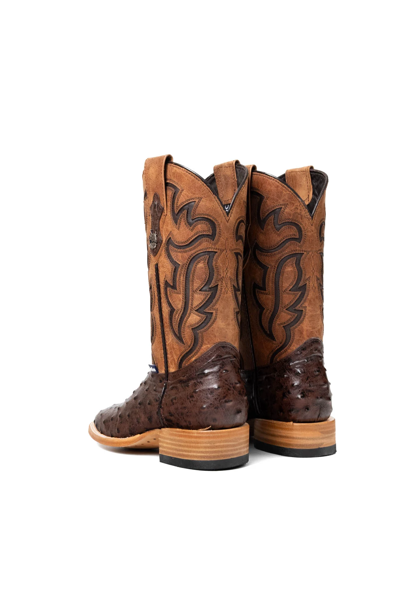 Bruce Ostrich Square Toe Cowboy Boot - Image 3