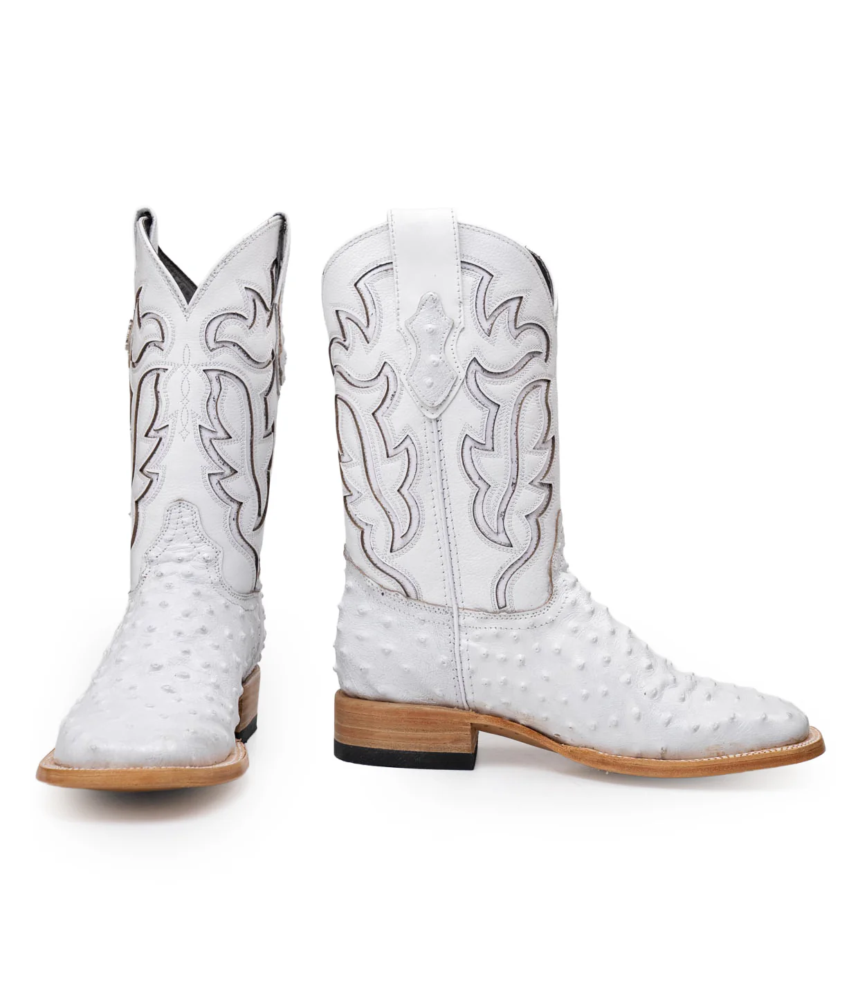 Bruce Ostrich Square Toe Cowboy Boot - Image 42
