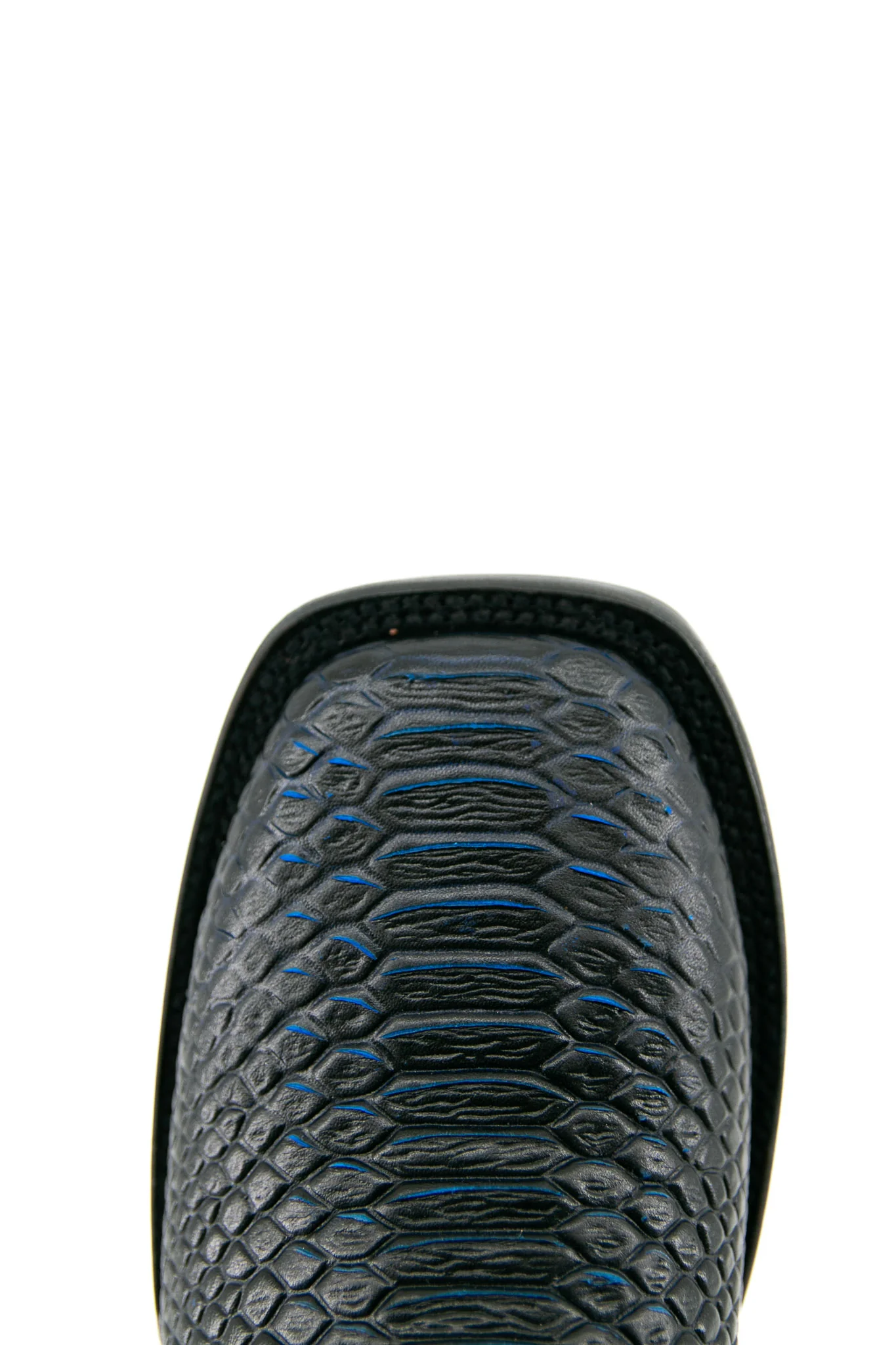 Bruce Python Blue Bottom Square Toe Cowboy Boot - Image 5