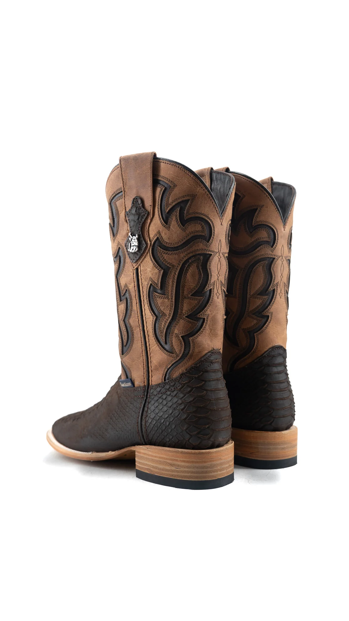 Bruce Matte Python Square Toe Cowboy Boot - Image 14