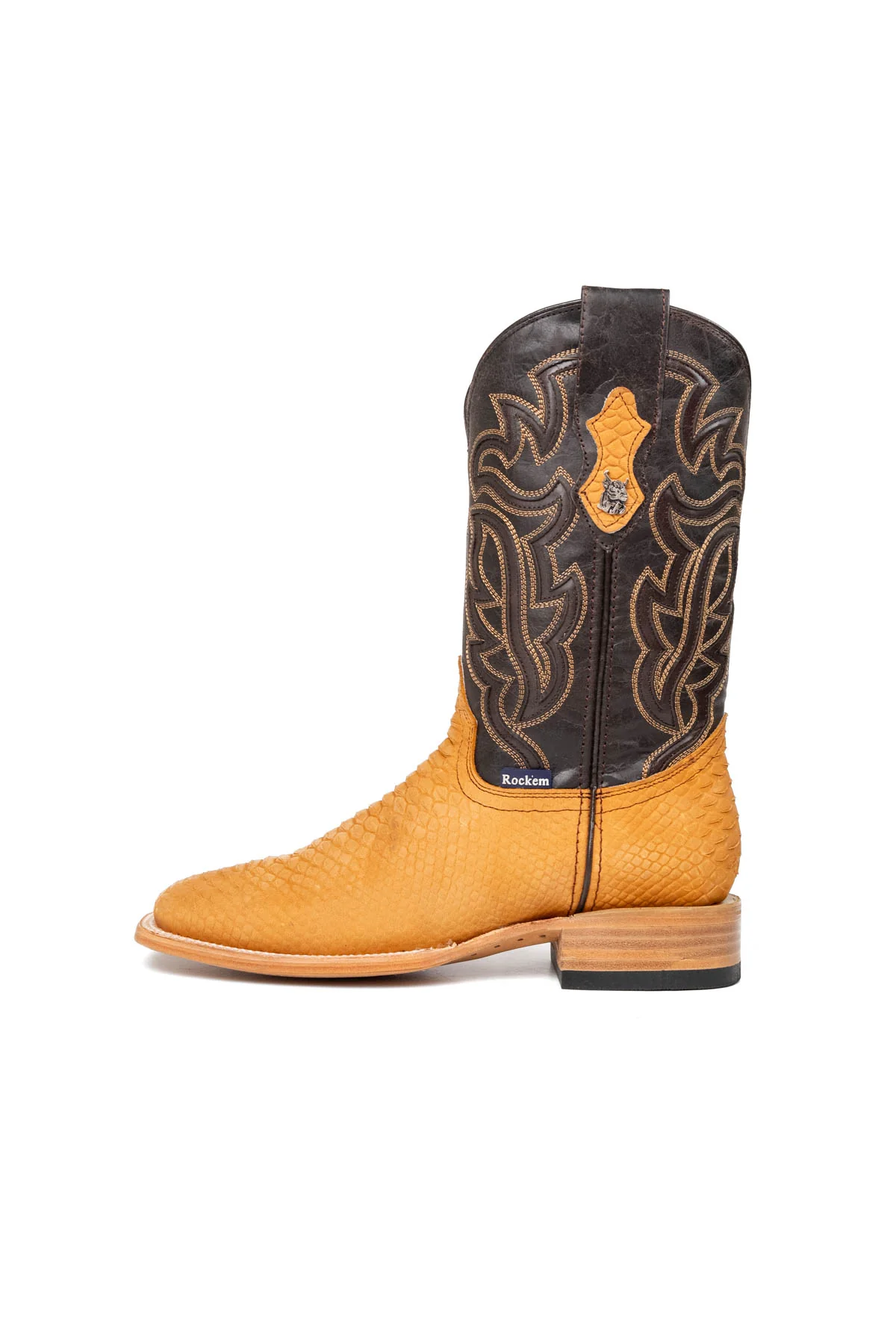 Bruce Matte Python Square Toe Cowboy Boot - Image 2