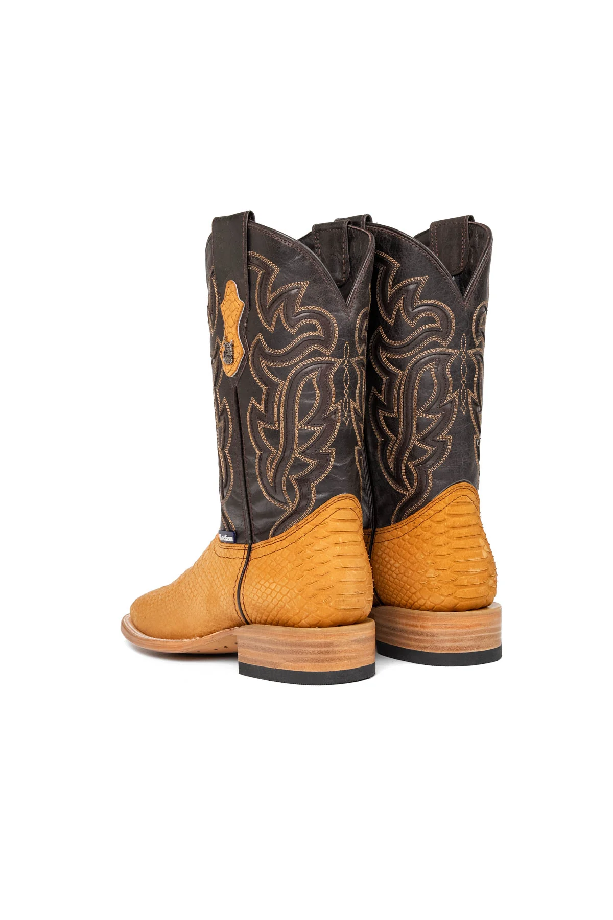 Bruce Matte Python Square Toe Cowboy Boot - Image 3
