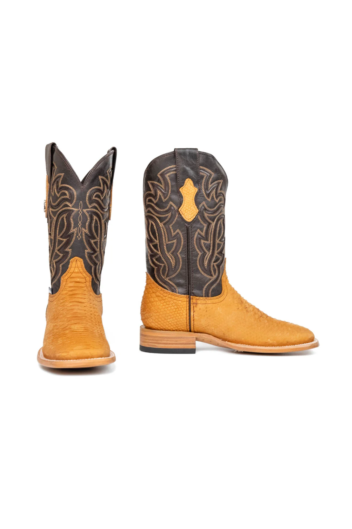 Bruce Matte Python Square Toe Cowboy Boot - Image 4