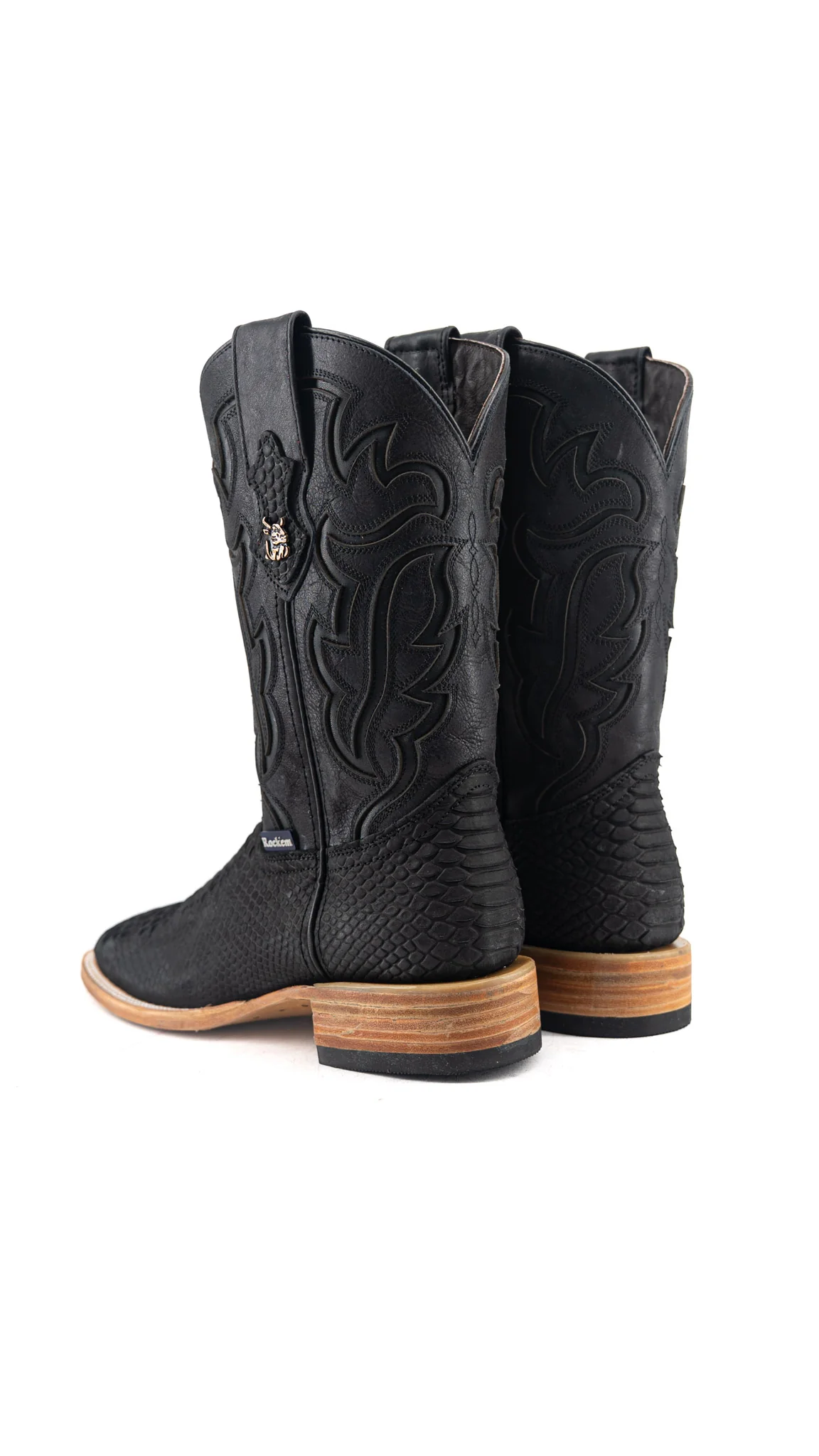 Bruce Matte Python Square Toe Cowboy Boot - Image 9
